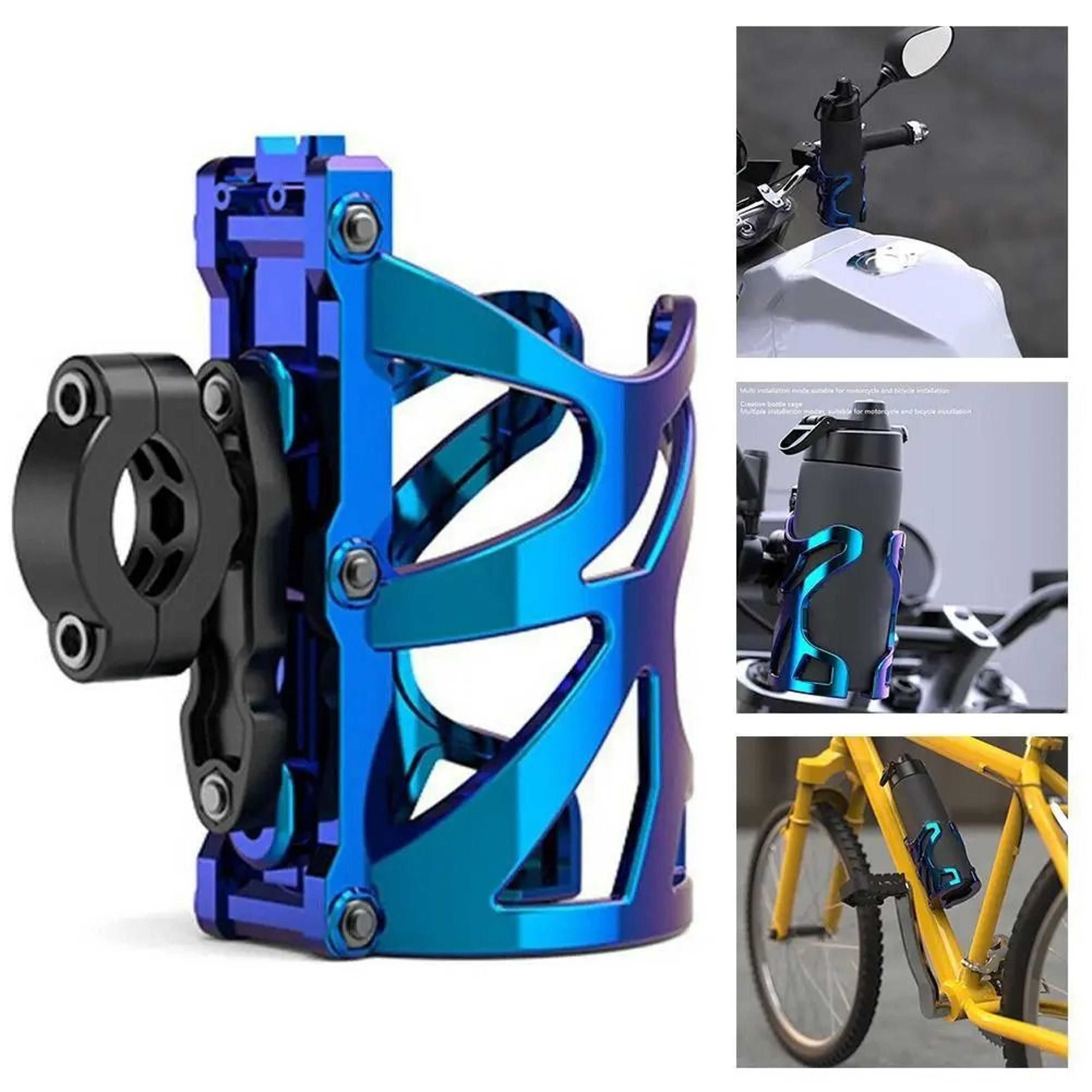 Universal Motorcycle Drink Holder Cup Bottle Mount 0