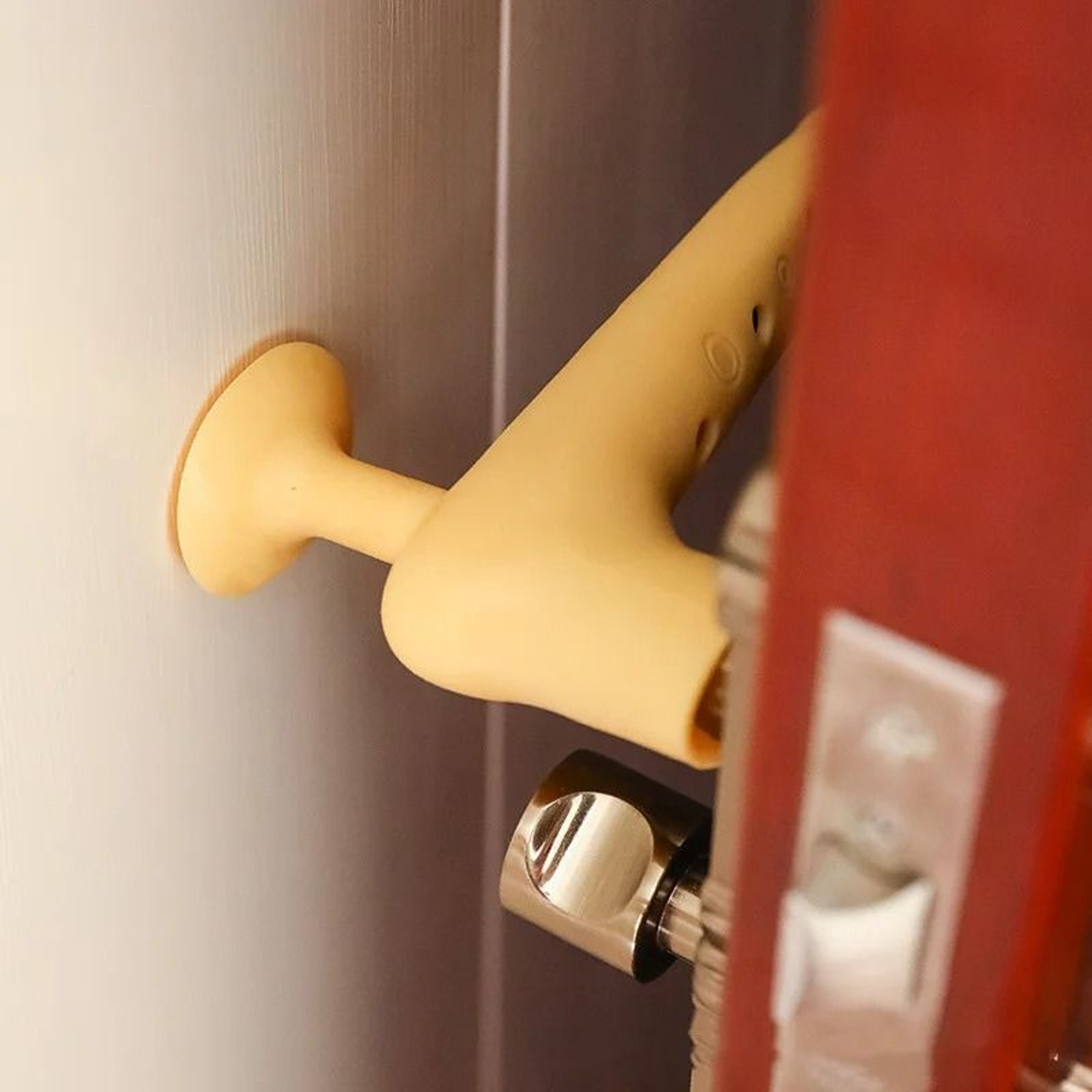 Silicone Door Knob Cover Anti Collision Baby Safety Handle Protector 2