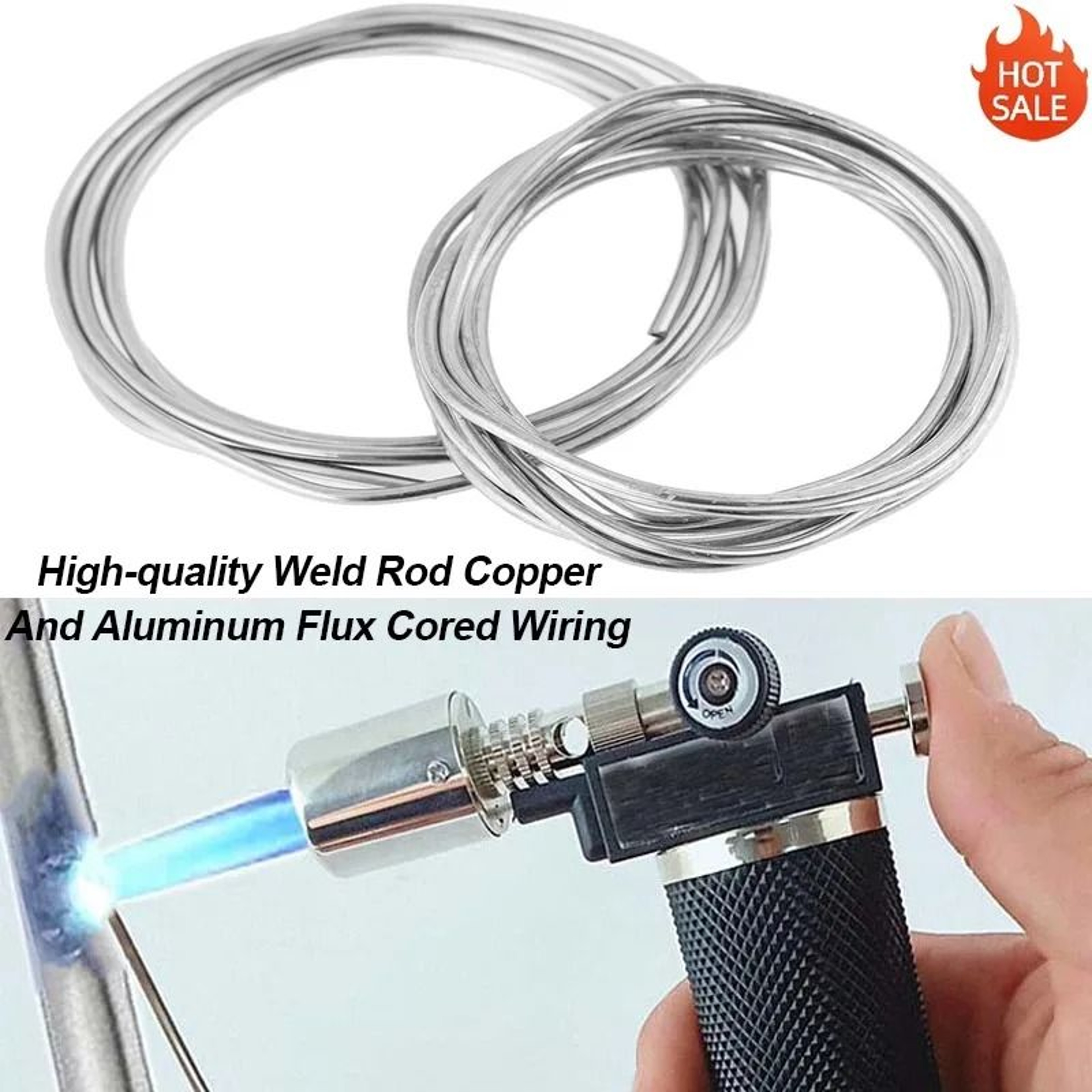 Low Temperature Melt Aluminum Welding Rods Flux Core Soldering Wire 16 Mm 2 Mm 2