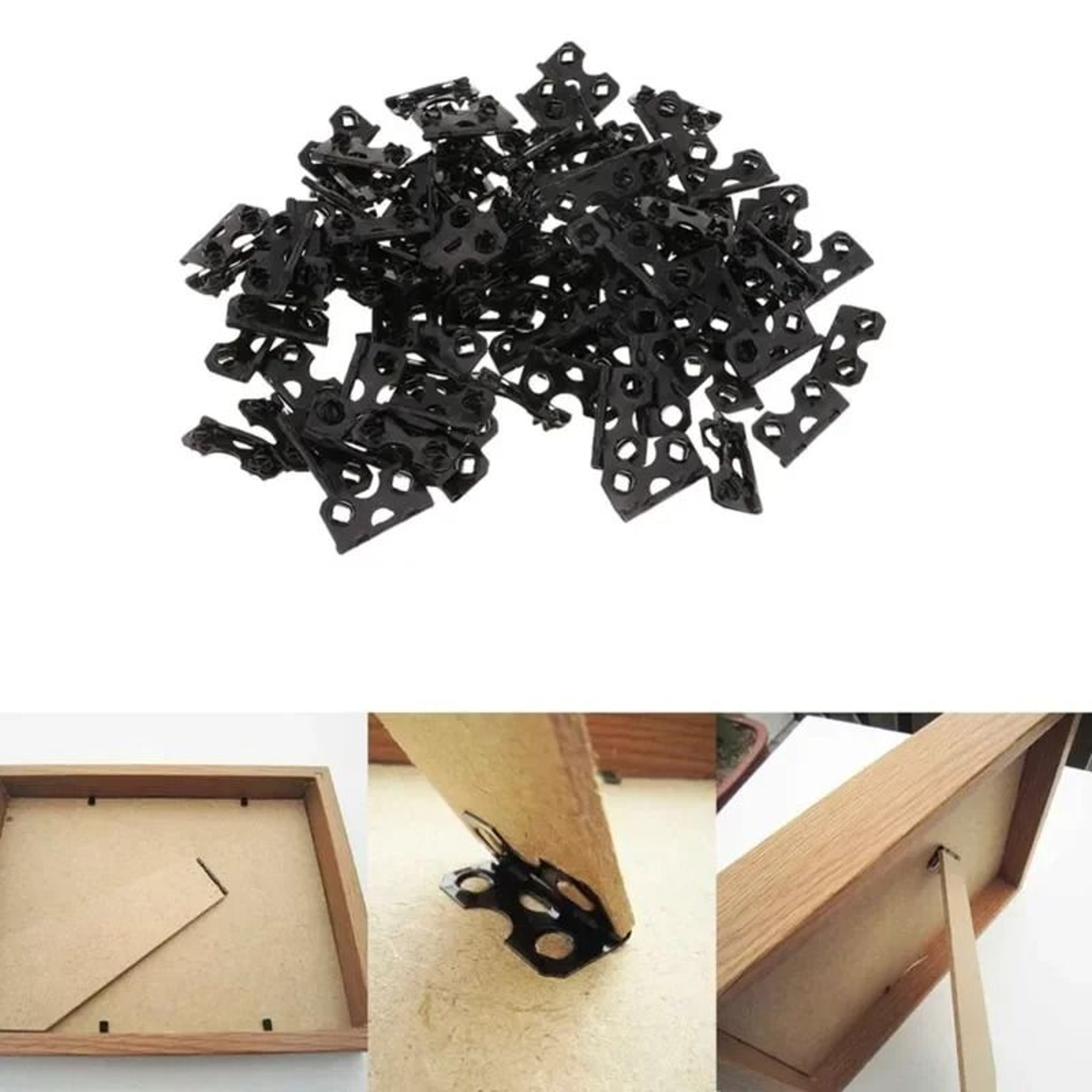 Folding Swing Table Bracket Hinges For Picture Frame Backboard Support 0