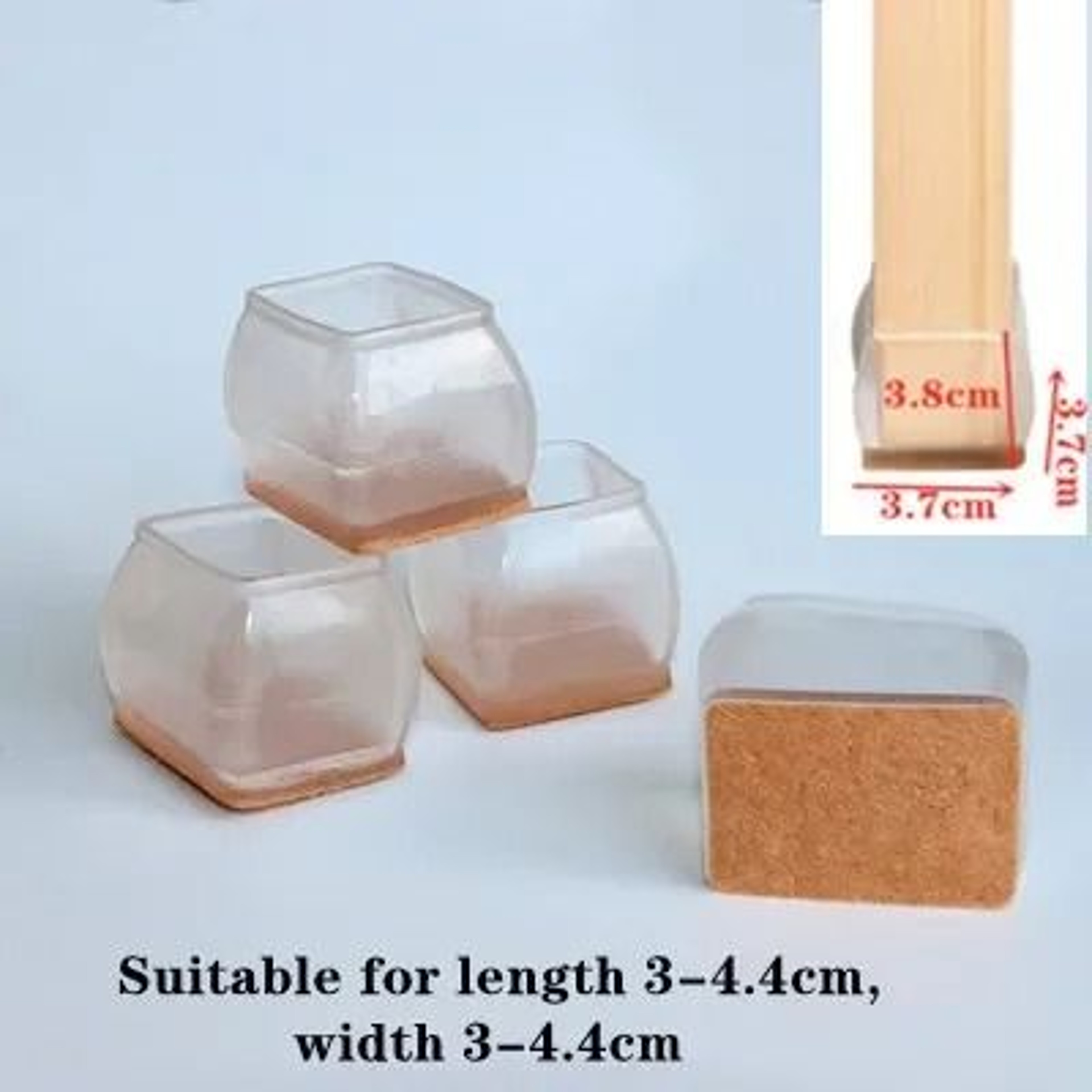 Upgraded Silicone Chair Leg Floor Protectors Non Slip Furniture Feet Pads Set 13