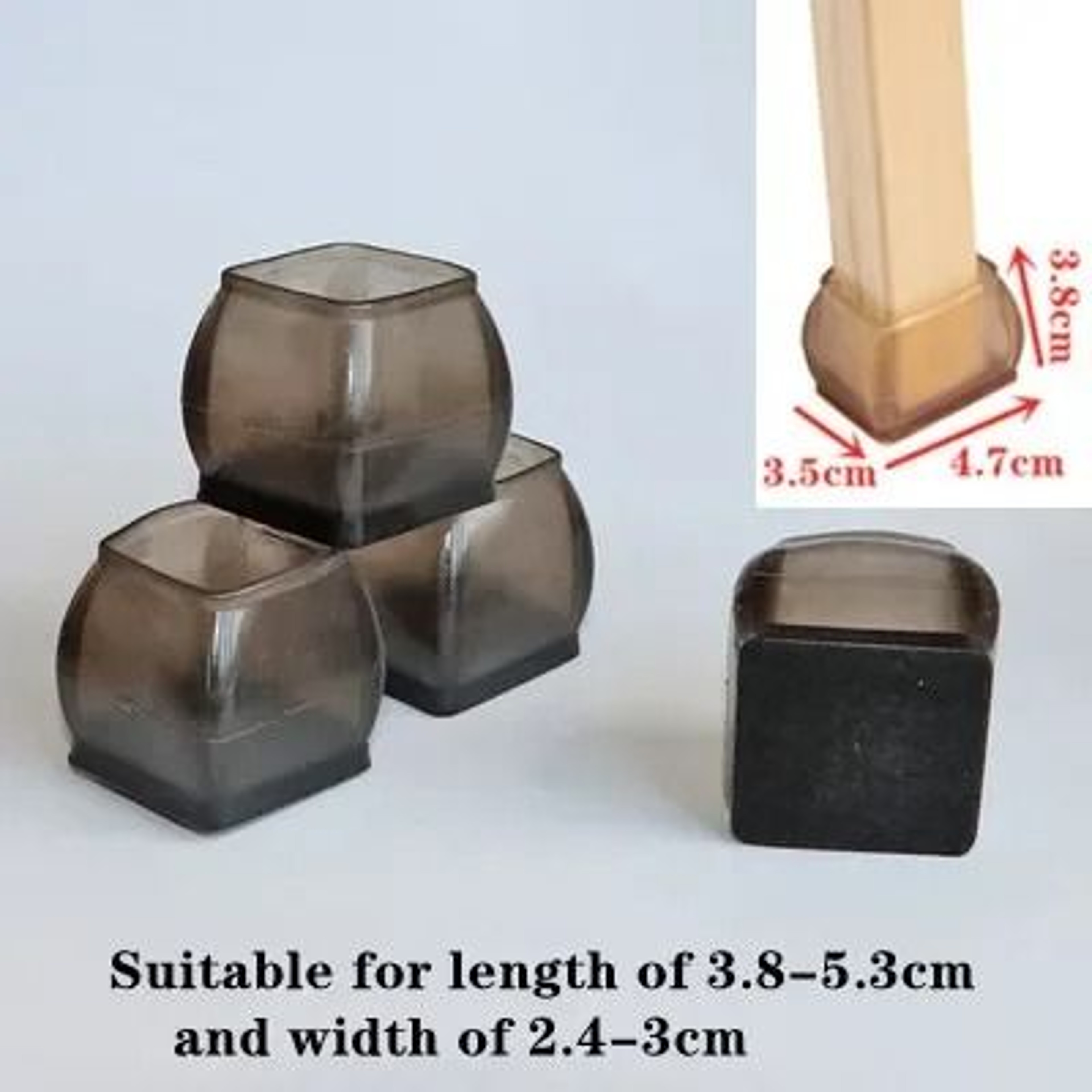 Upgraded Silicone Chair Leg Floor Protectors Non Slip Furniture Feet Pads Set 23
