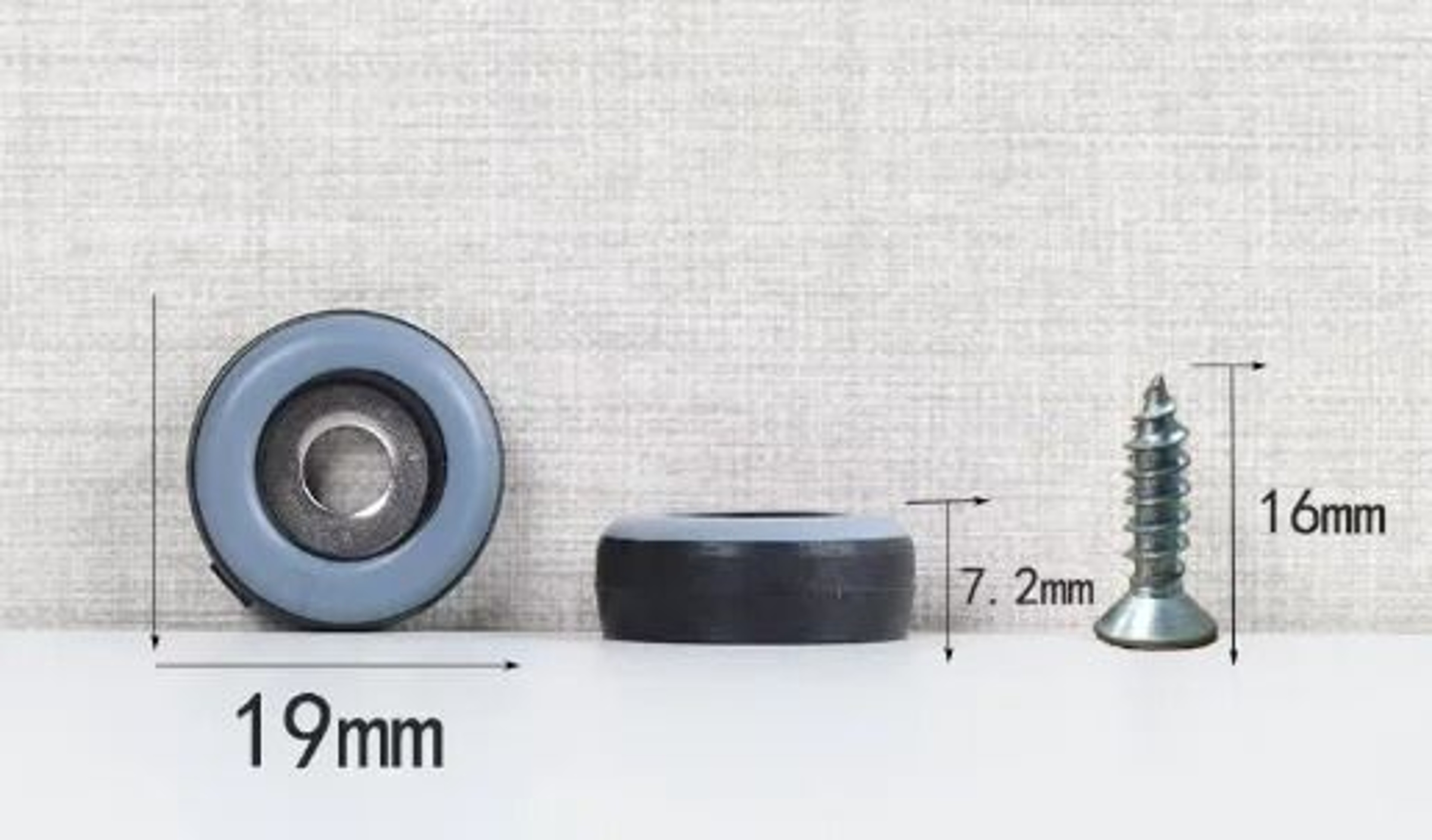 PTFE Furniture Glides Heavy Duty Screw In Floor Protector Pads Set 6