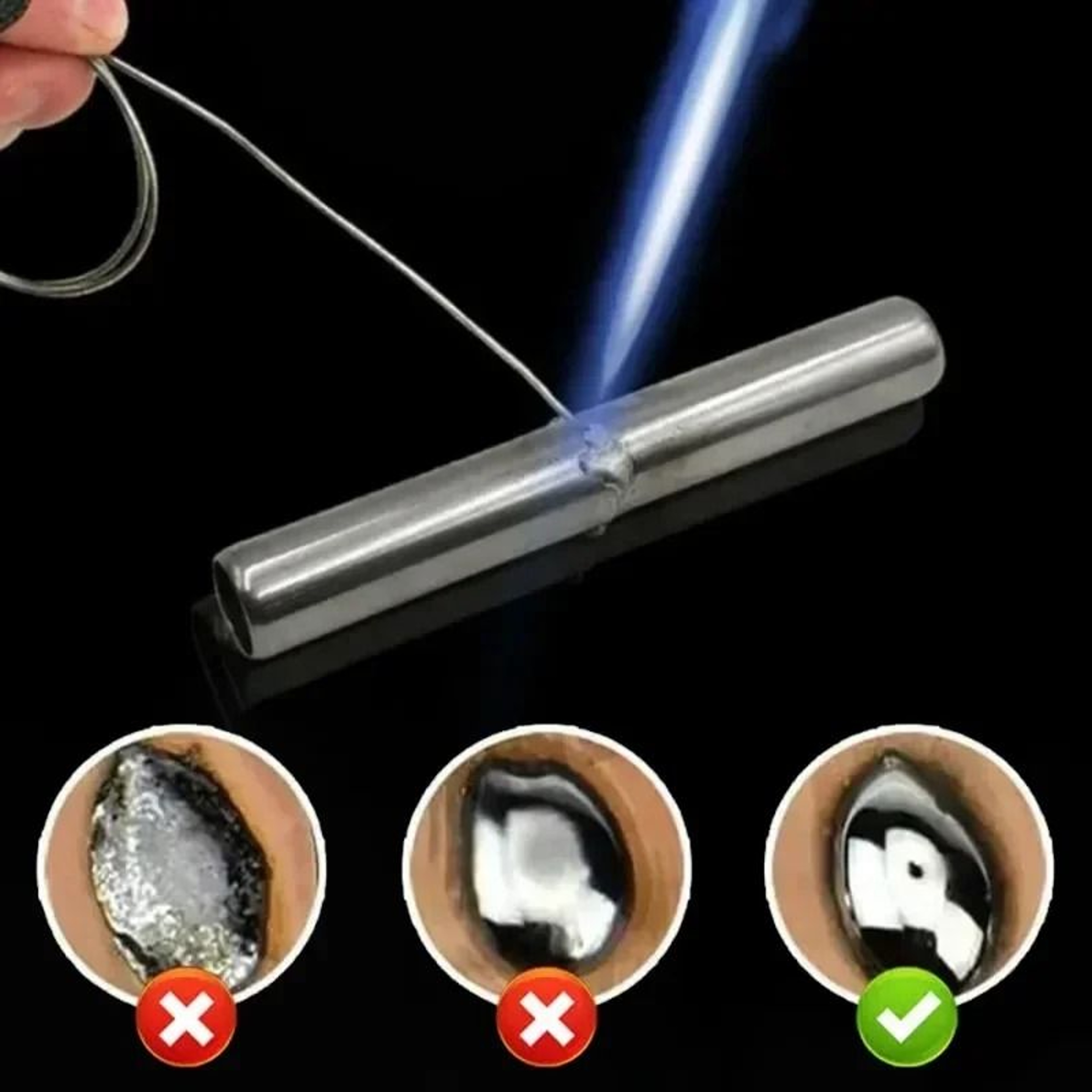 Low Temperature Melt Aluminum Welding Rods Flux Cored Solder Wire 2