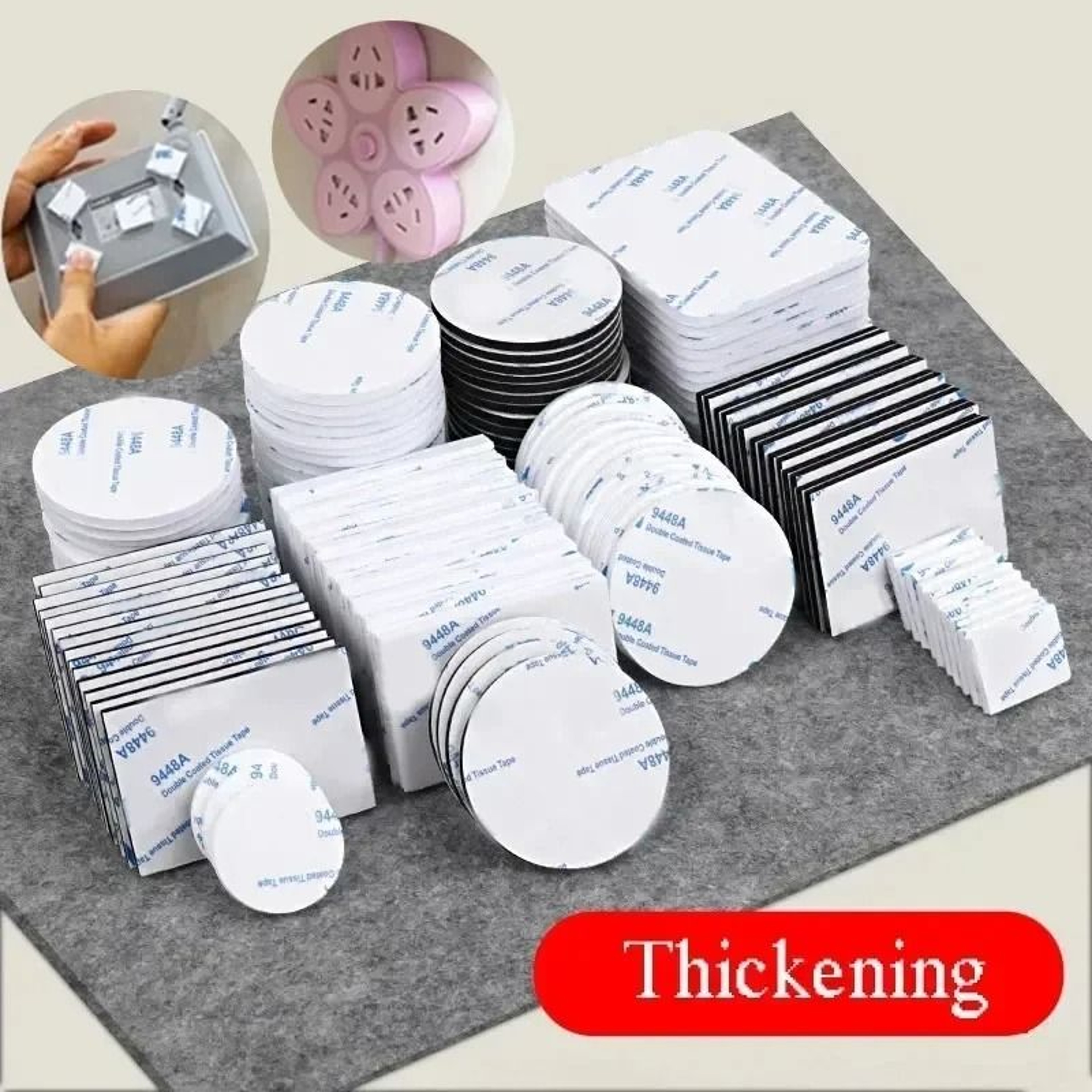 Double Sided EVA Foam Adhesive Tape Pads For Home Auto And Office Use 0