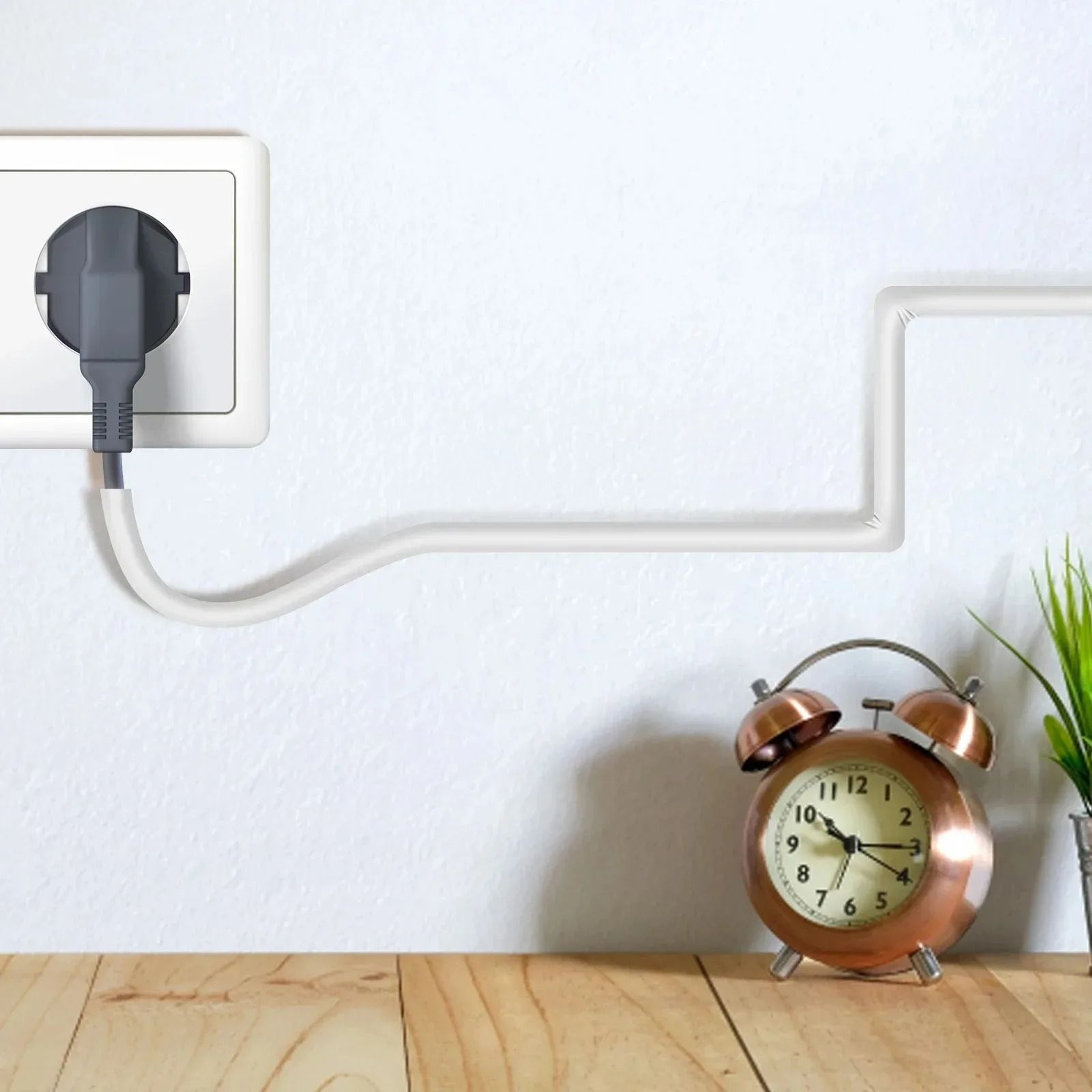 Invisible Adhesive Cord Management Channel Cable Cover 5