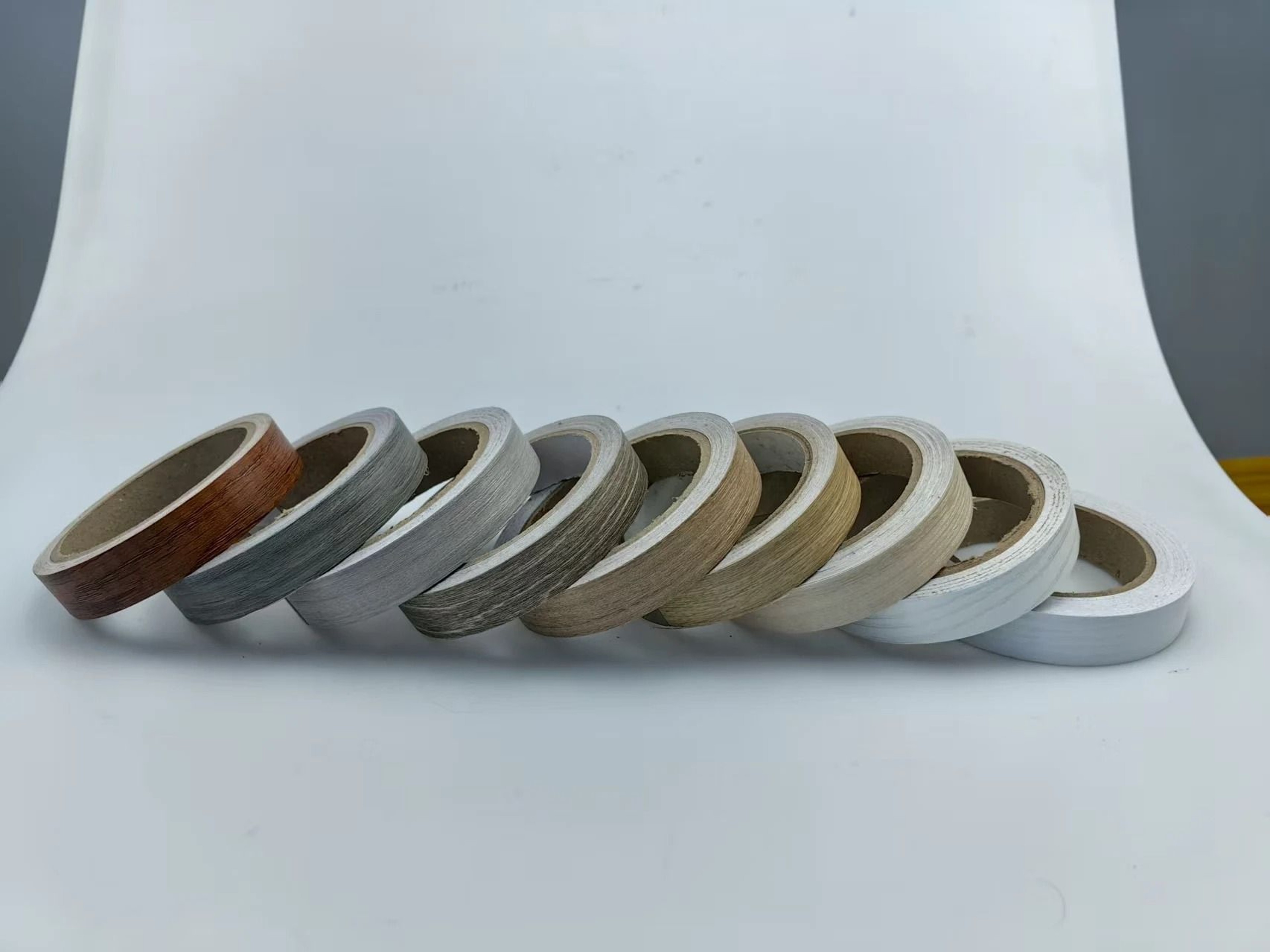 Wood Grain PVC Edge Banding Strip Heat Resistant Waterproof 4