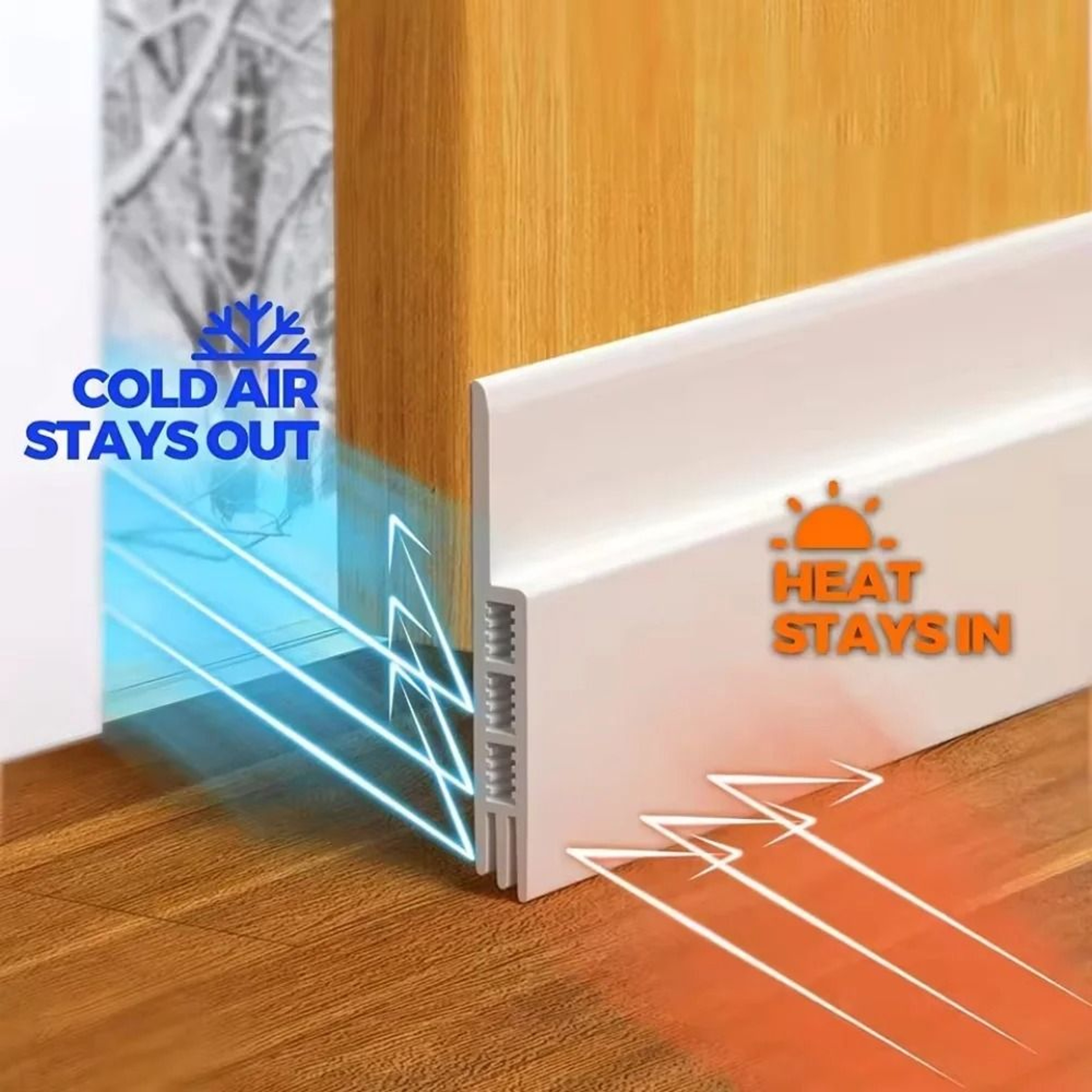 Self Adhesive Door Draft Stopper Under Door Weather Strip 4