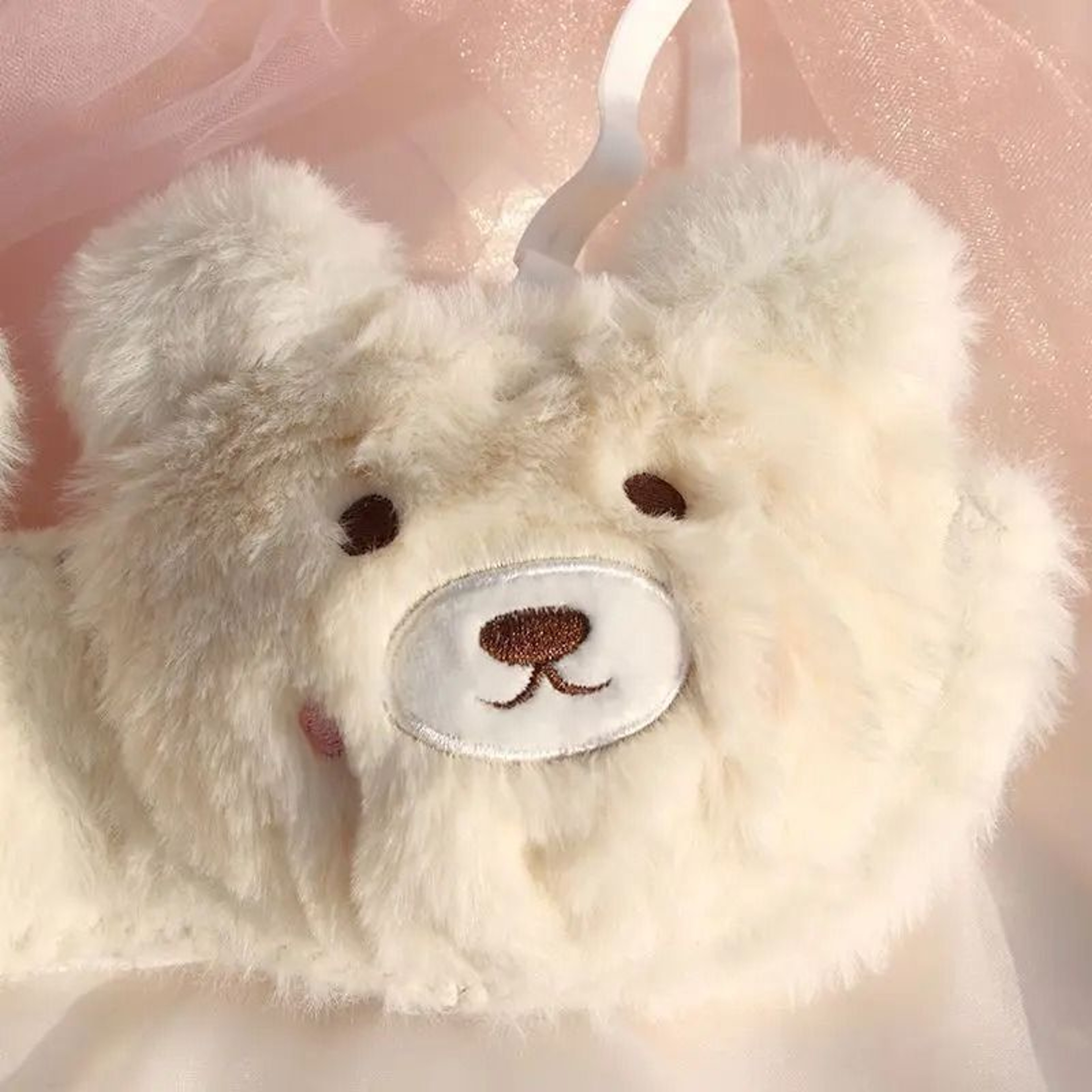Cute Japanese Style Plush Winter Bra With Rabbit Bear Design No Underwire 9