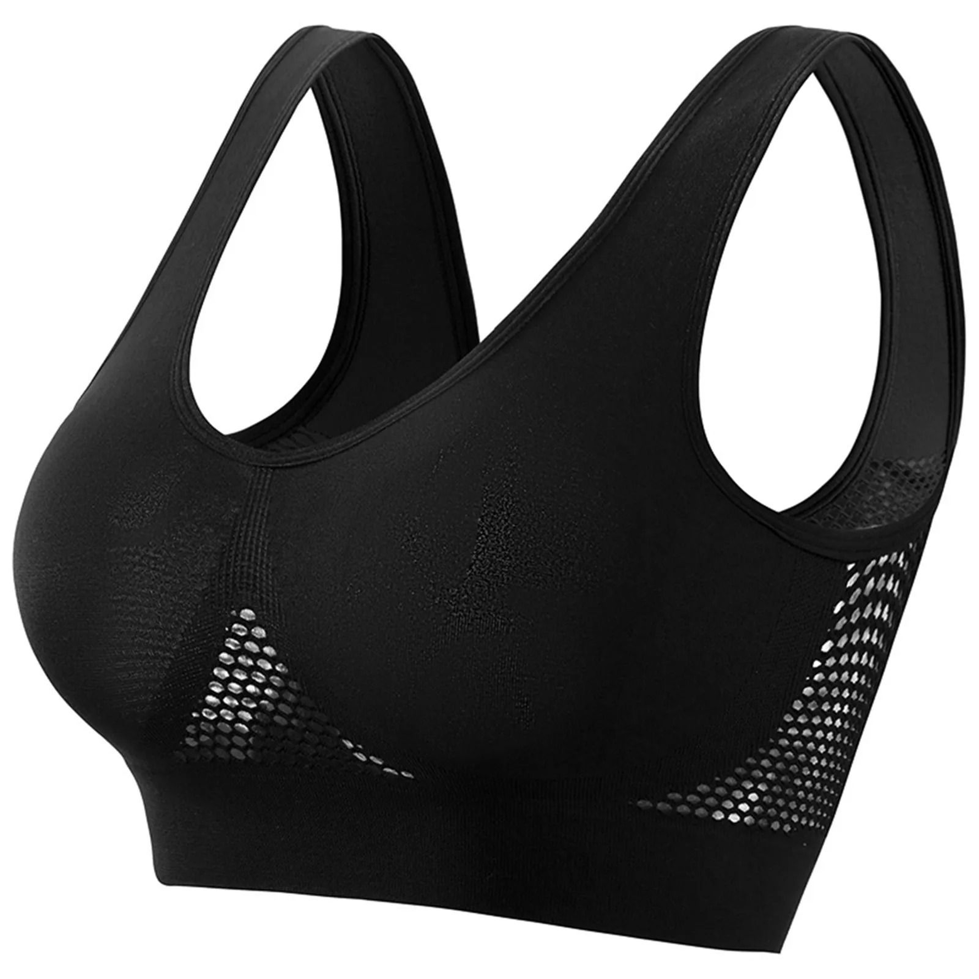Shockproof High Support Sports Bra With Beautiful Back Design For Women 0