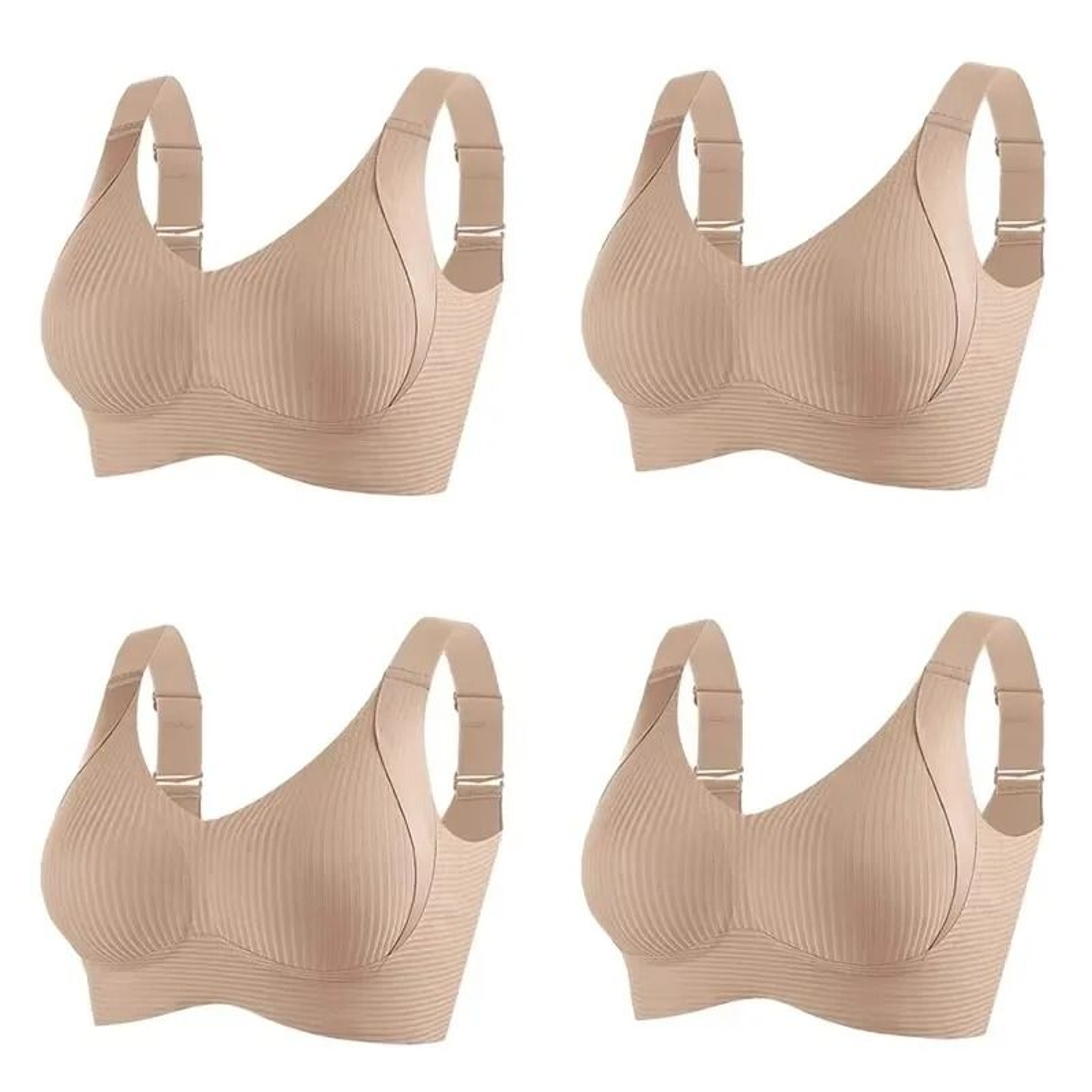 Wireless Seamless Push Up Bralette Set For Women Large Size 10