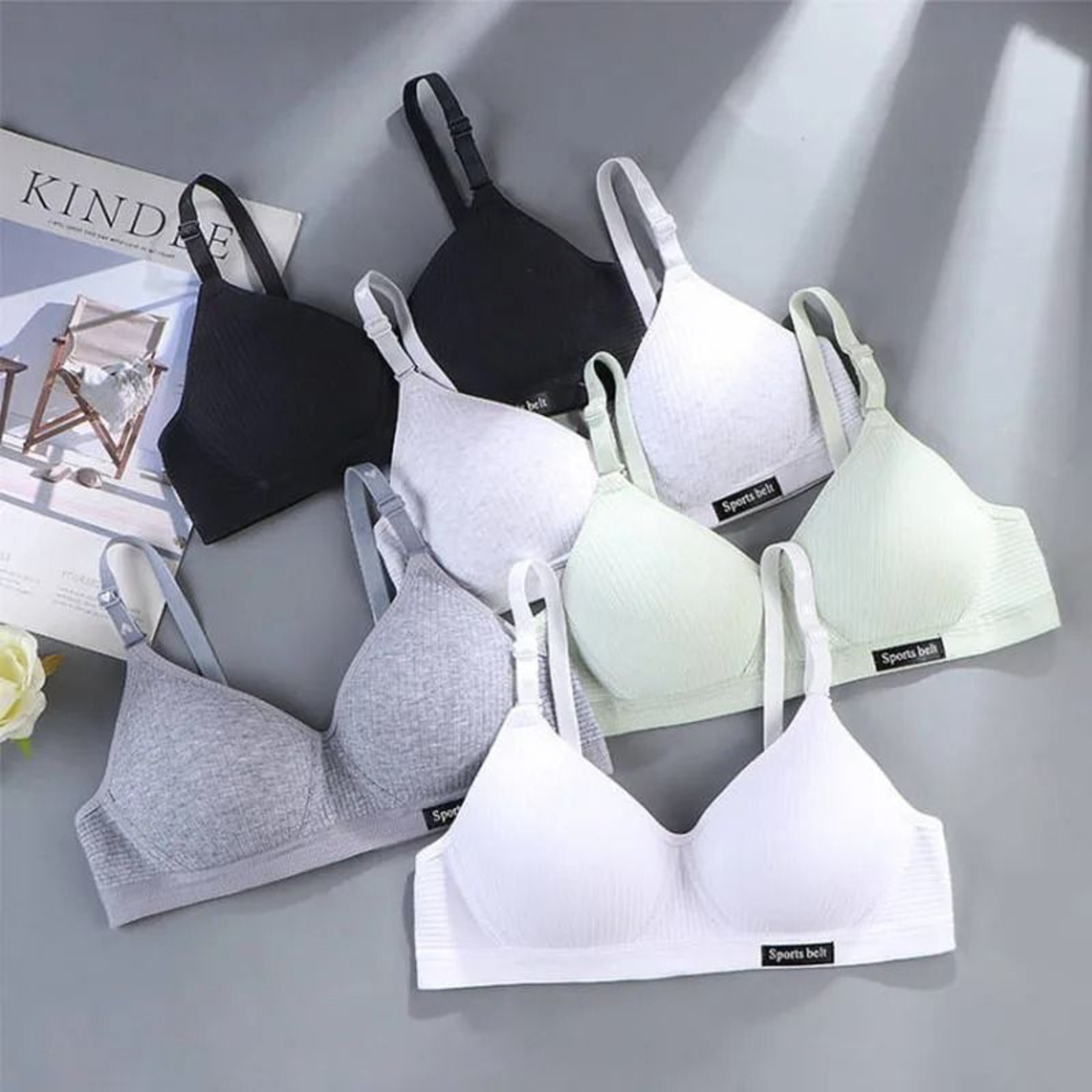 Seamless Wireless Push Up Bra Set For Girls And Women 1