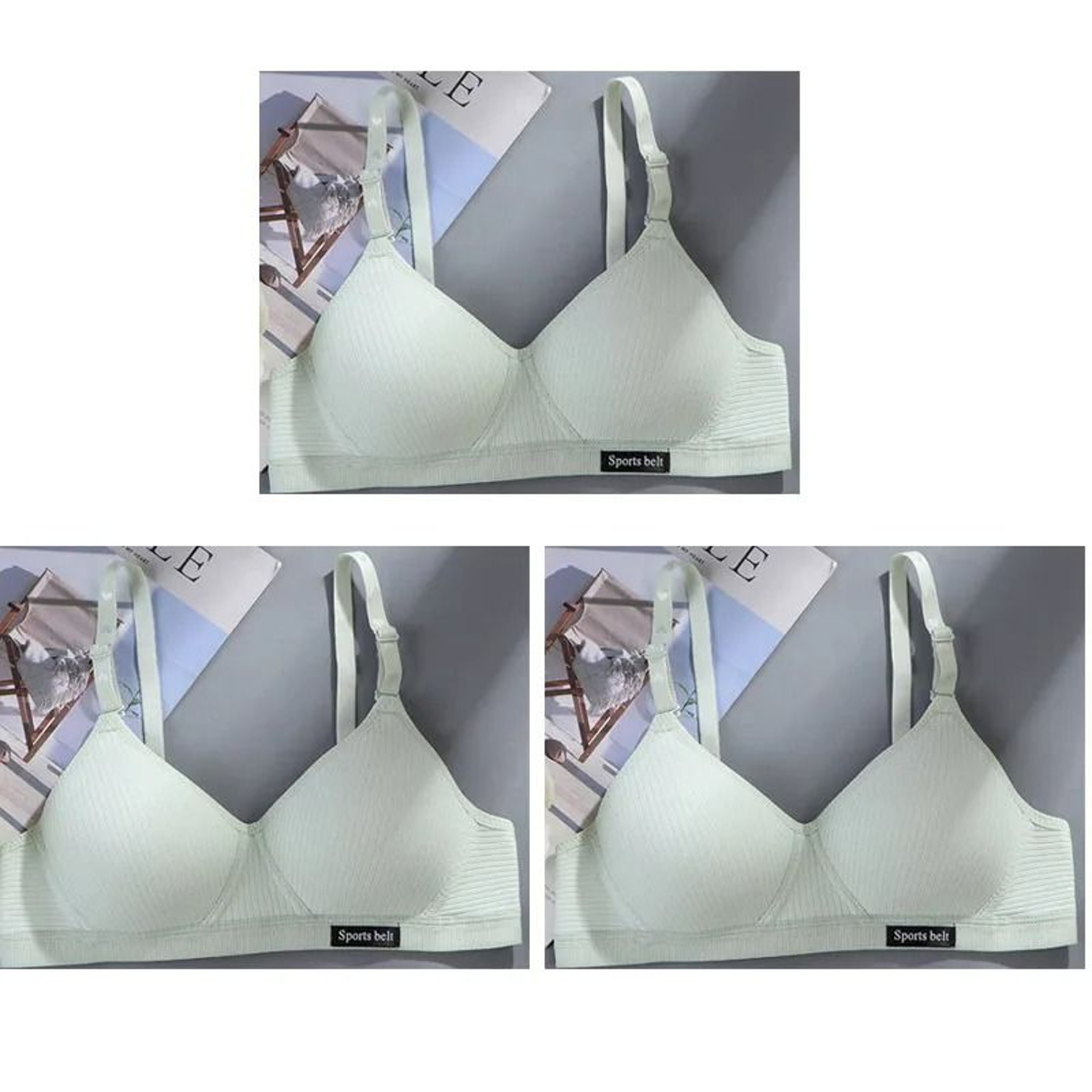 Seamless Wireless Push Up Bra Set For Girls And Women 10