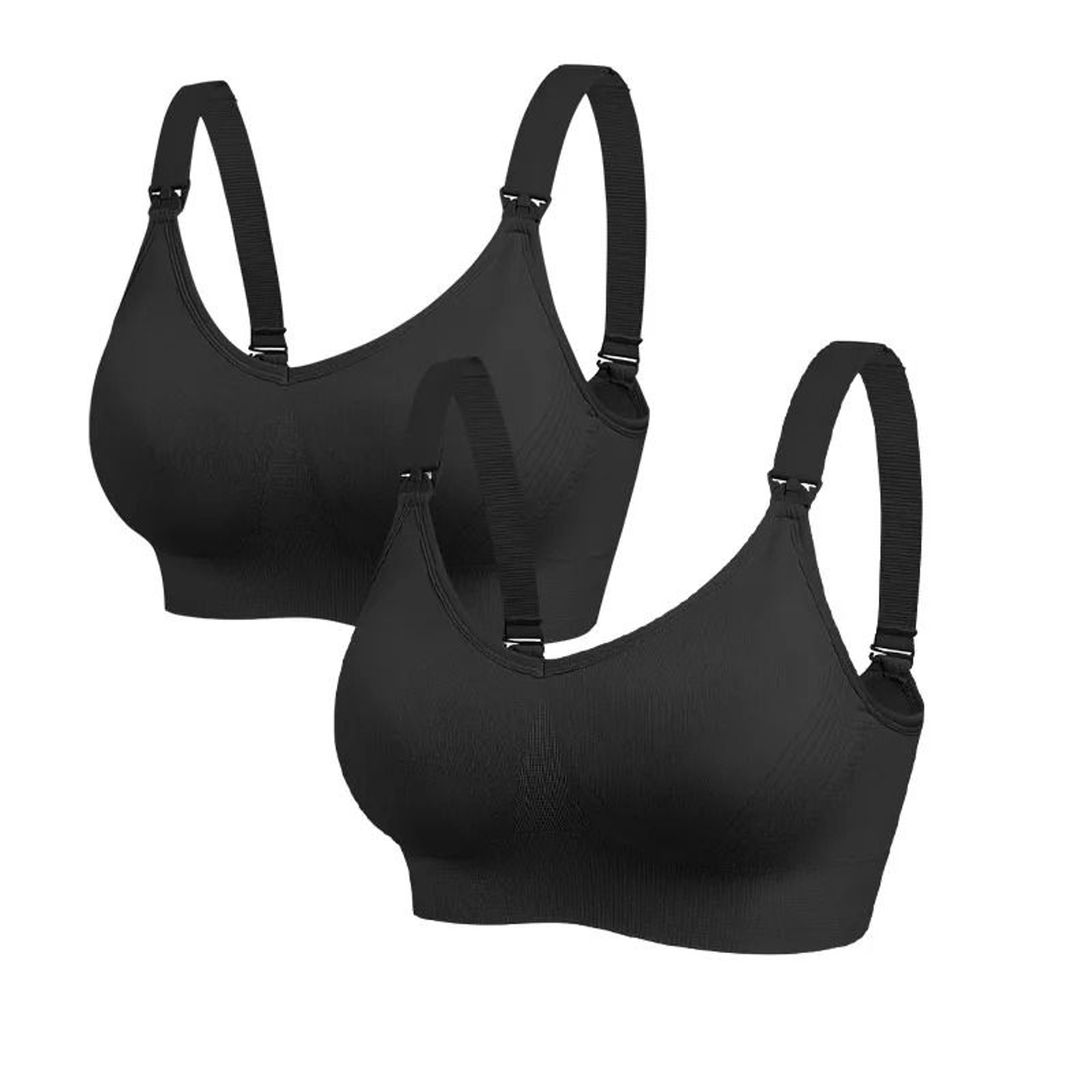 Wireless Front Open Maternity Nursing Bra Set For Comfortable Breastfeeding Support 11