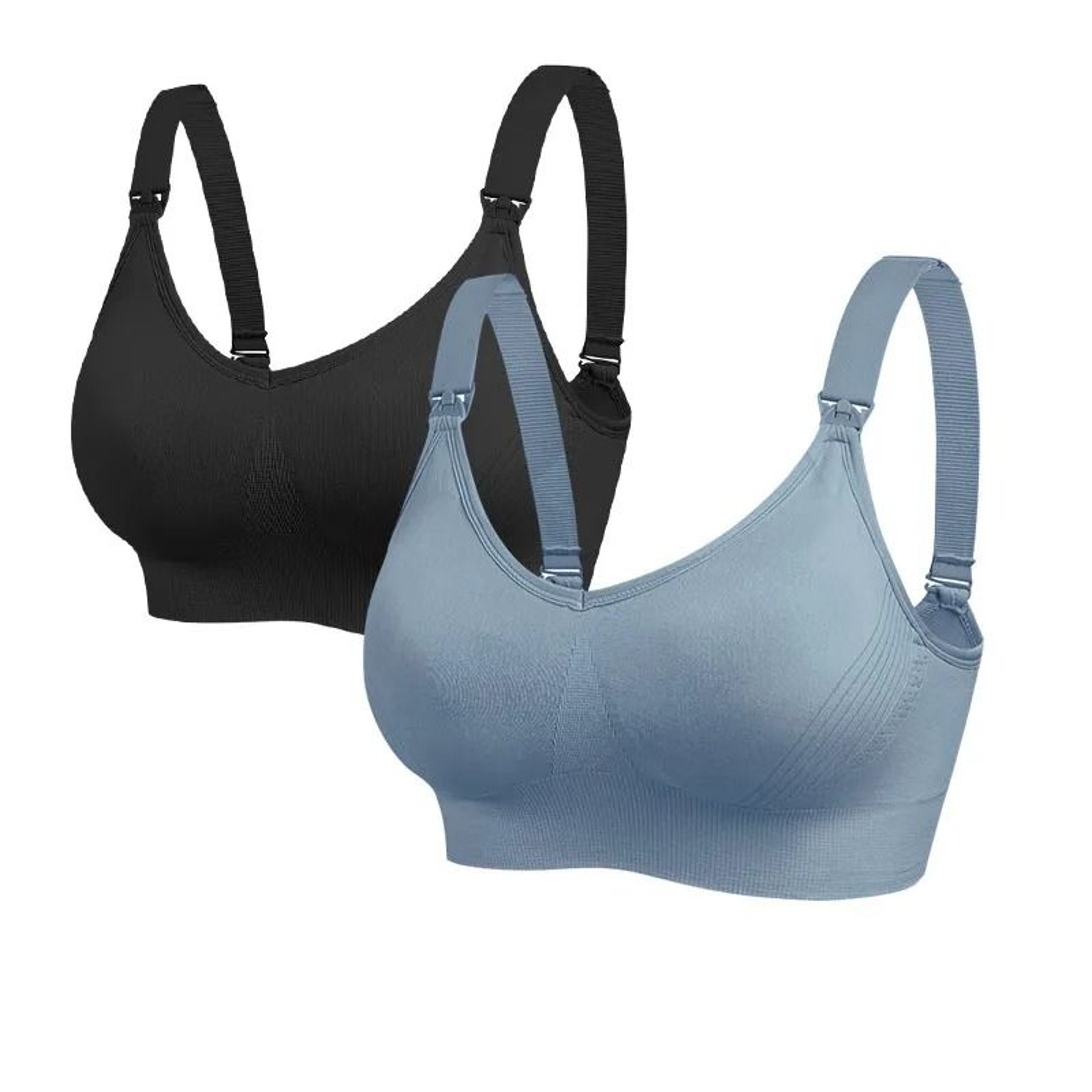 Wireless Front Open Maternity Nursing Bra Set For Comfortable Breastfeeding Support 16