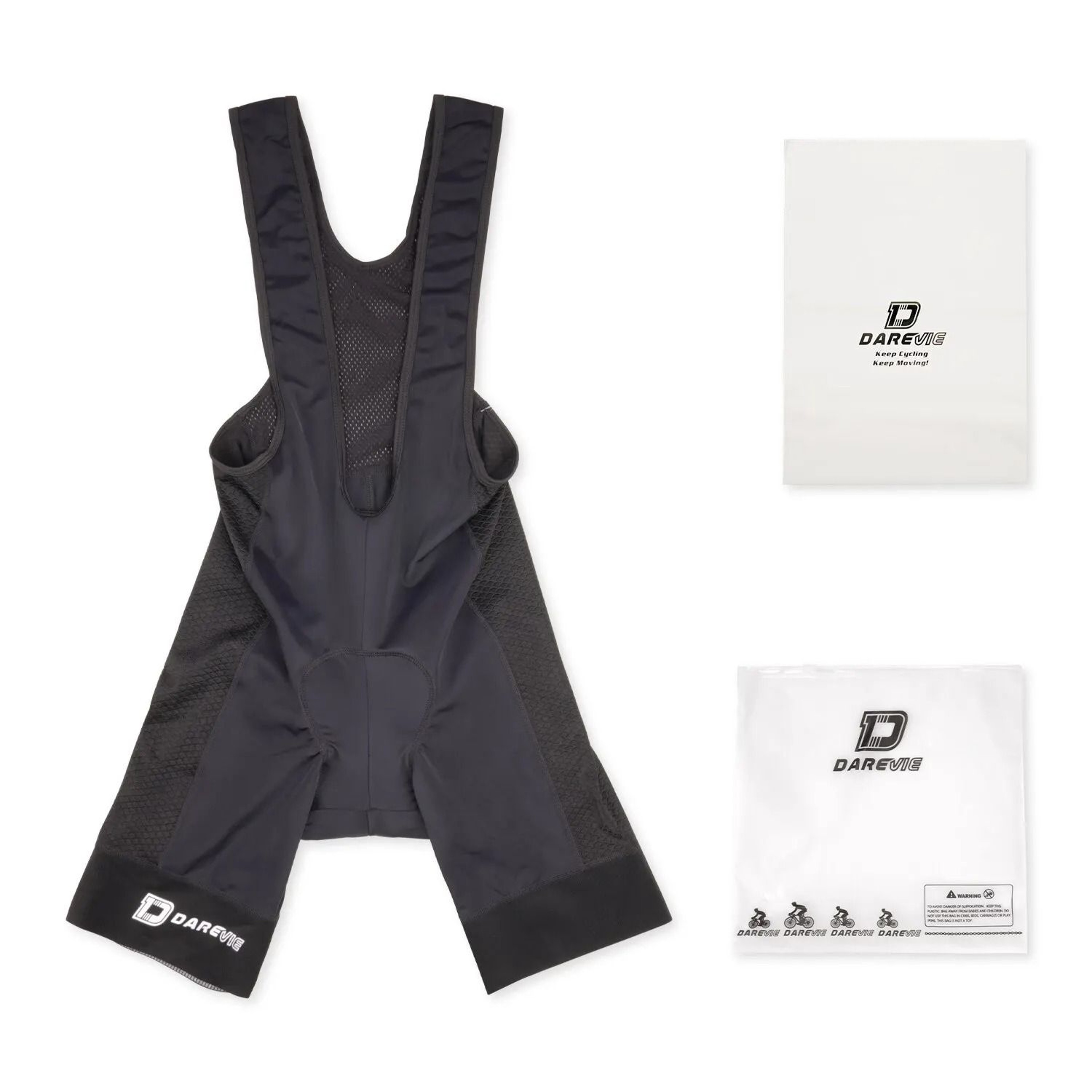 DAREVIE Men Cycling Bib Shorts With 3D Gel Pad For Long Distance Riding And Breathable Compression  3