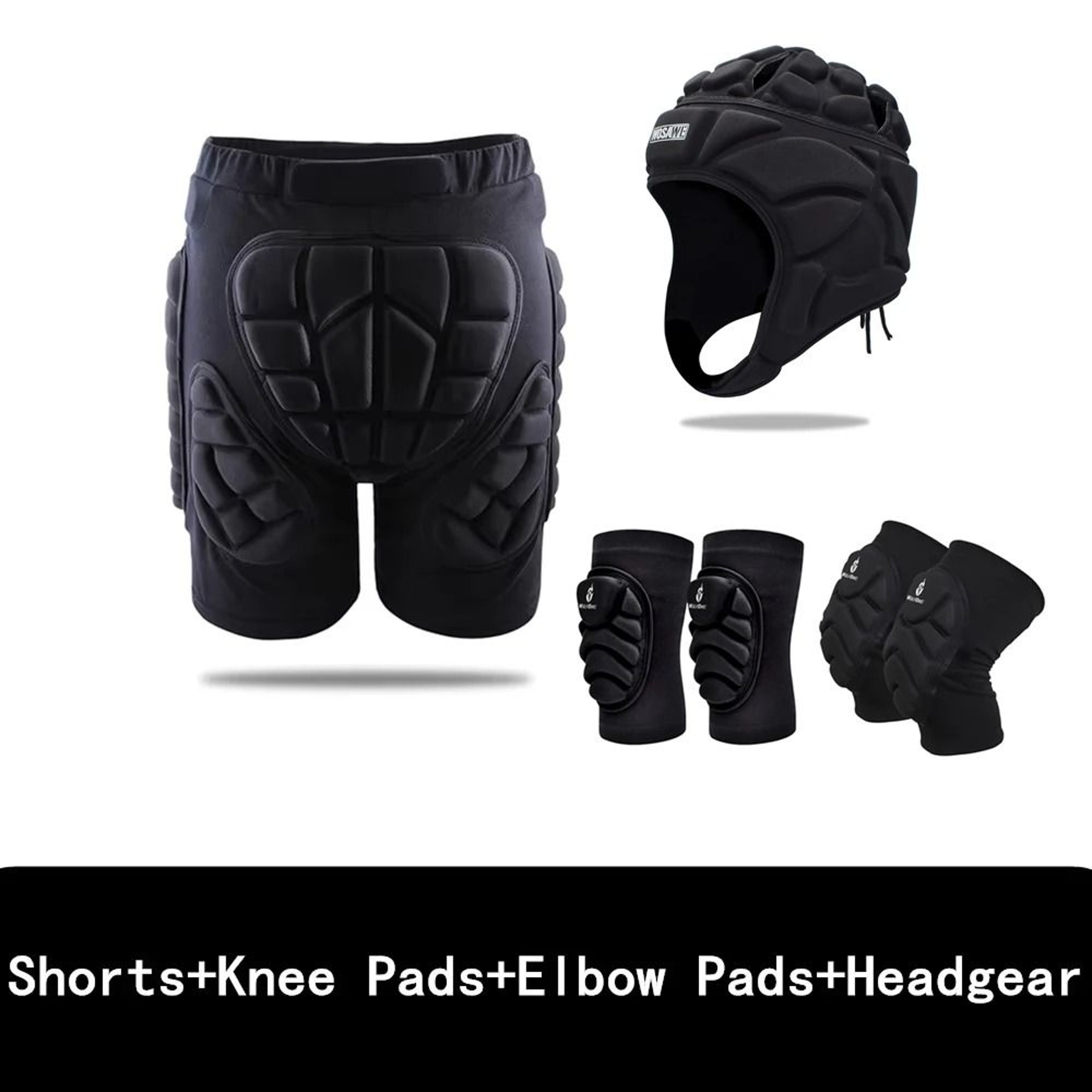 WOSAWE Padded Motorcycle Shorts Hip Protection Armor For Ski Snowboard Skate And Riding 8