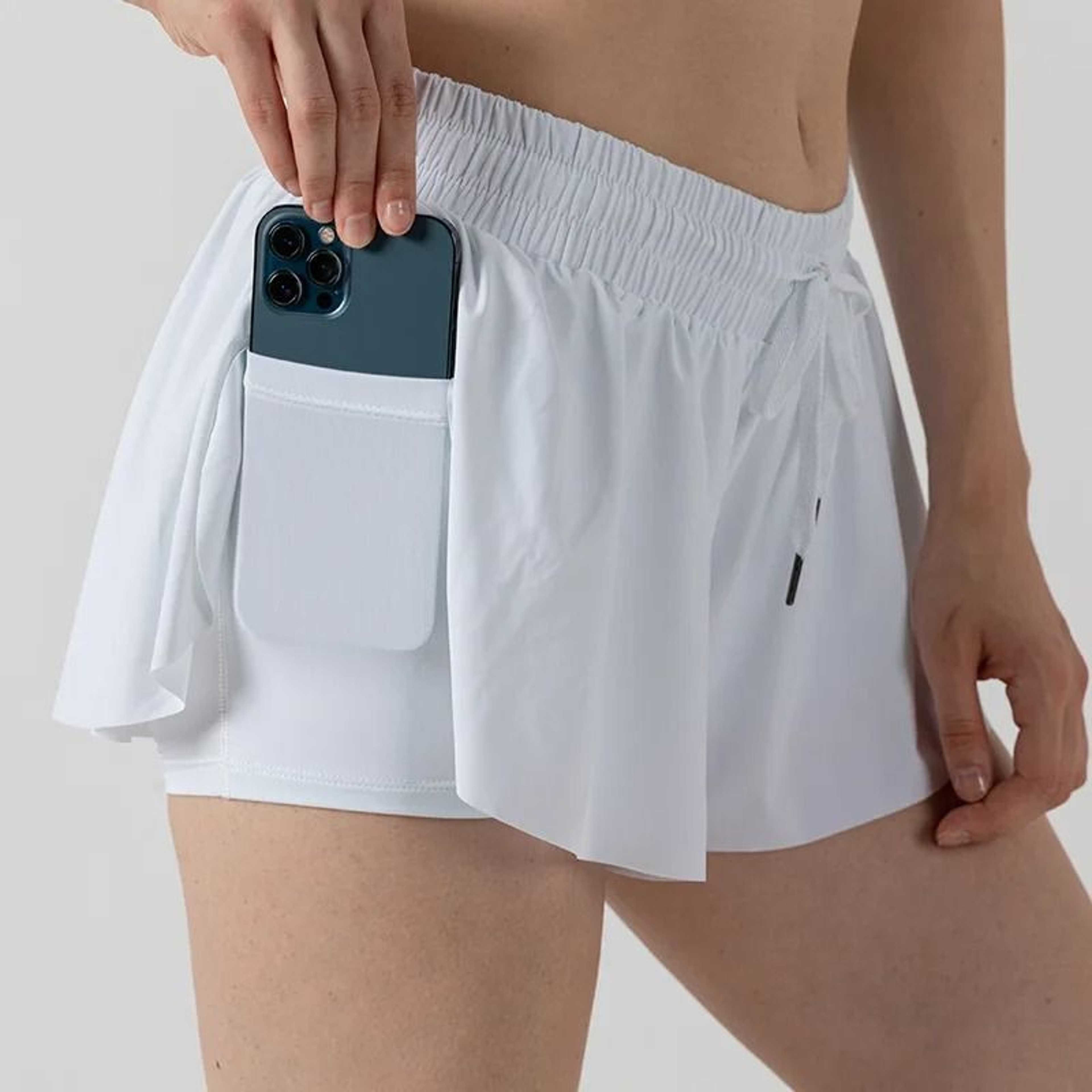Womens Two In One Flowy Athletic Skort Shorts For Gym Yoga And Casual Wear 22