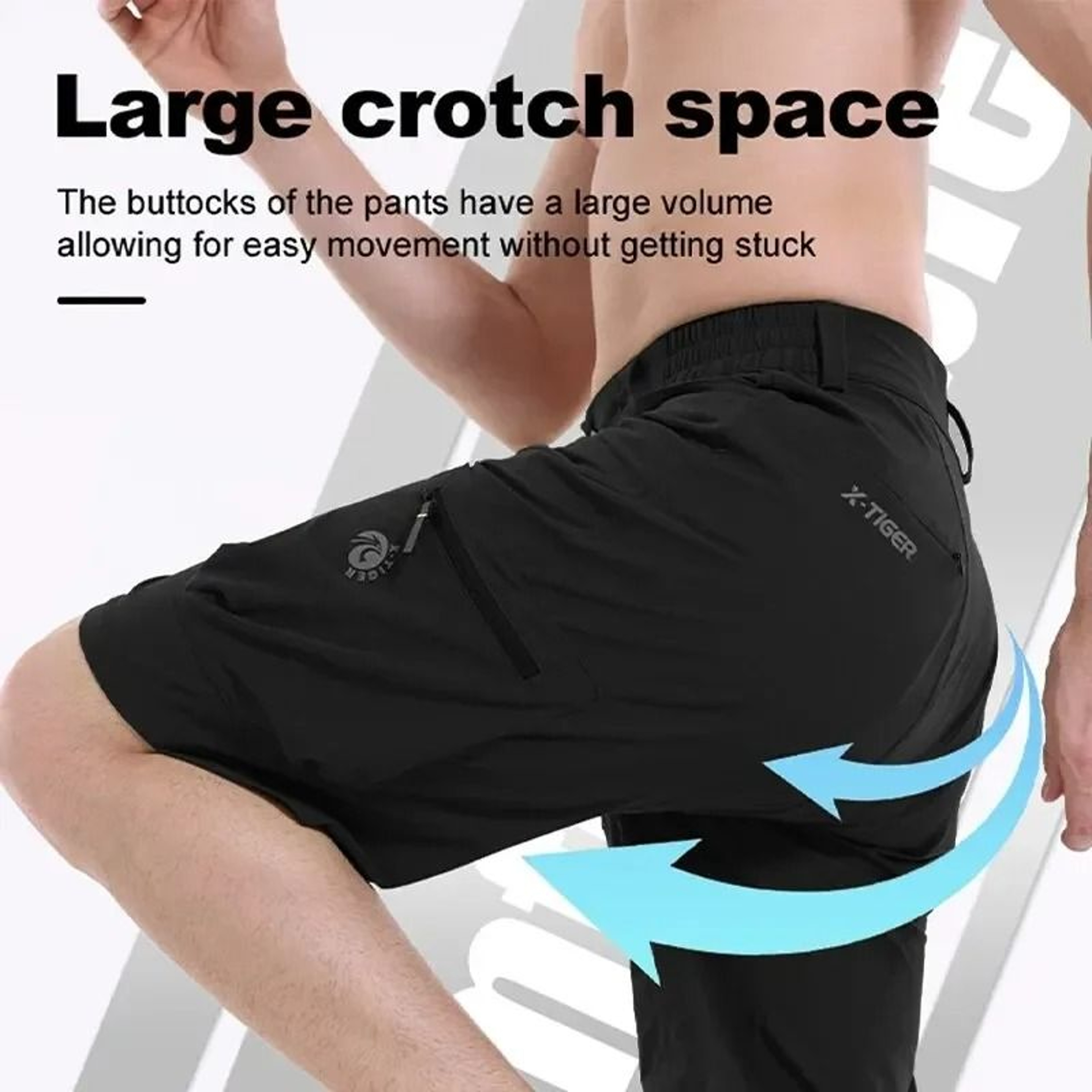 Mens Loose Fit Mountain Bike Shorts With Multiple Pockets For Riding And Outdoor Training 2