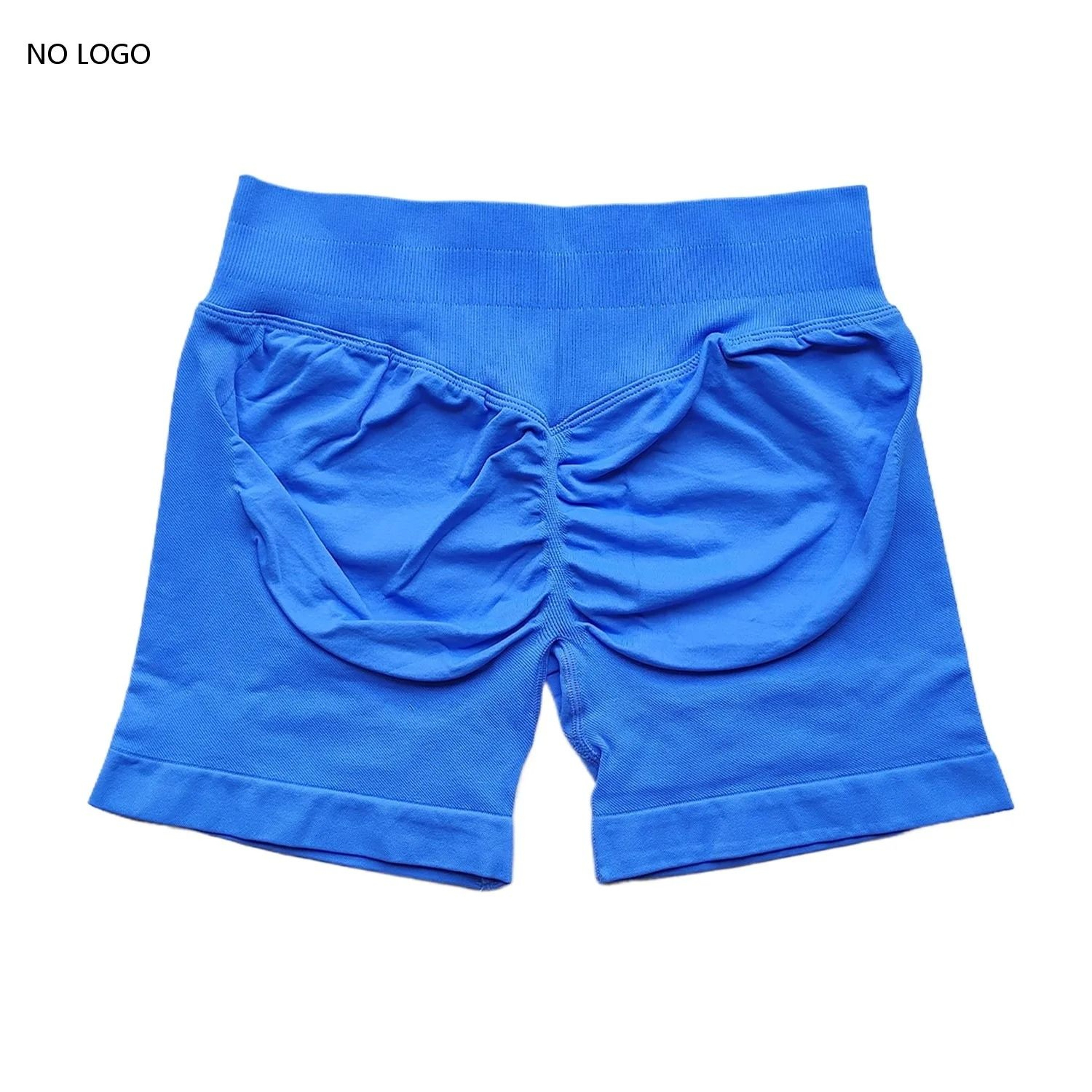 Womens Seamless Scrunch Butt Gym Shorts With Low Ribbed Waistband For Workout And Running 14