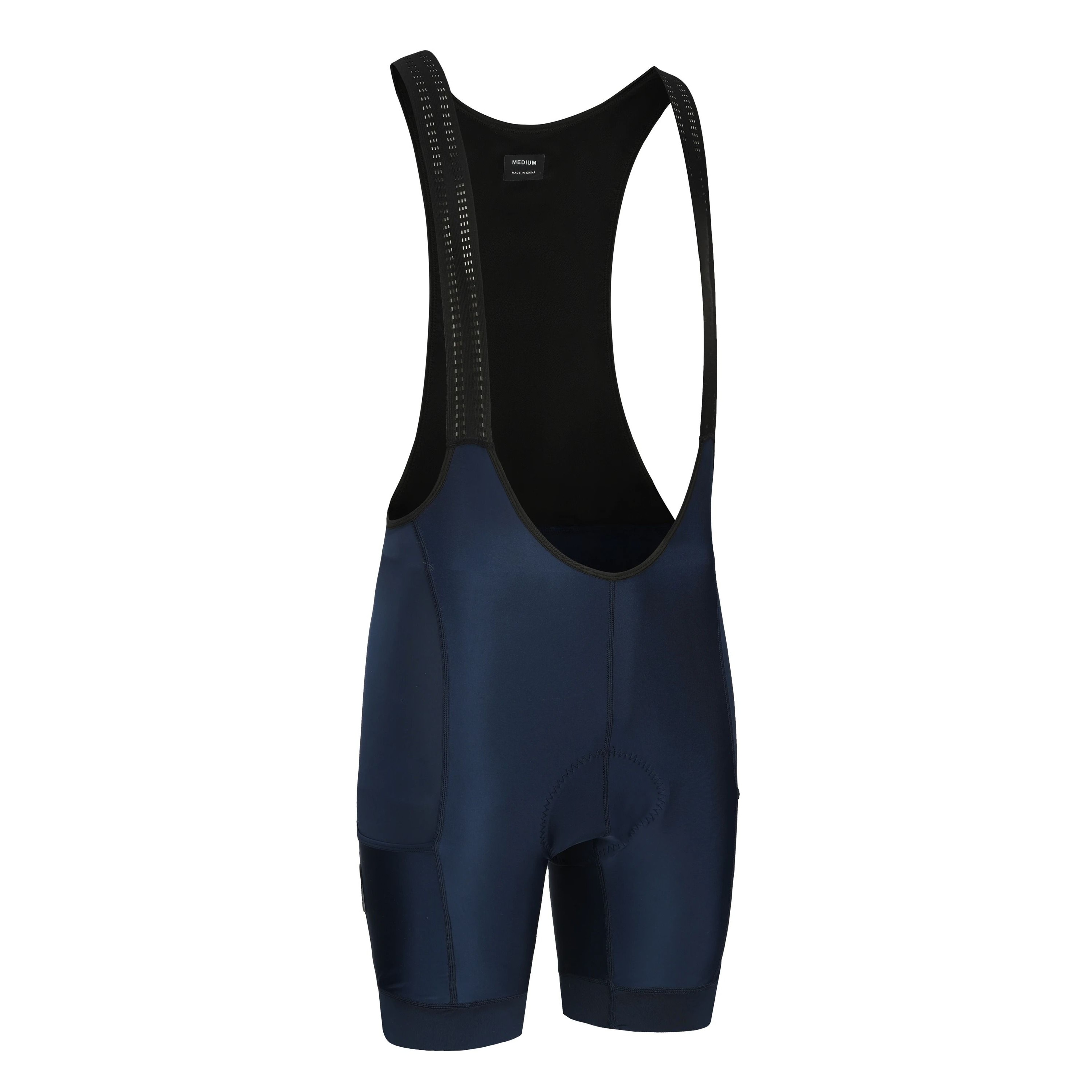 Mens Long Distance Cycling Bib Shorts With Italy Pad And Dual Pockets For Road And MTB 1
