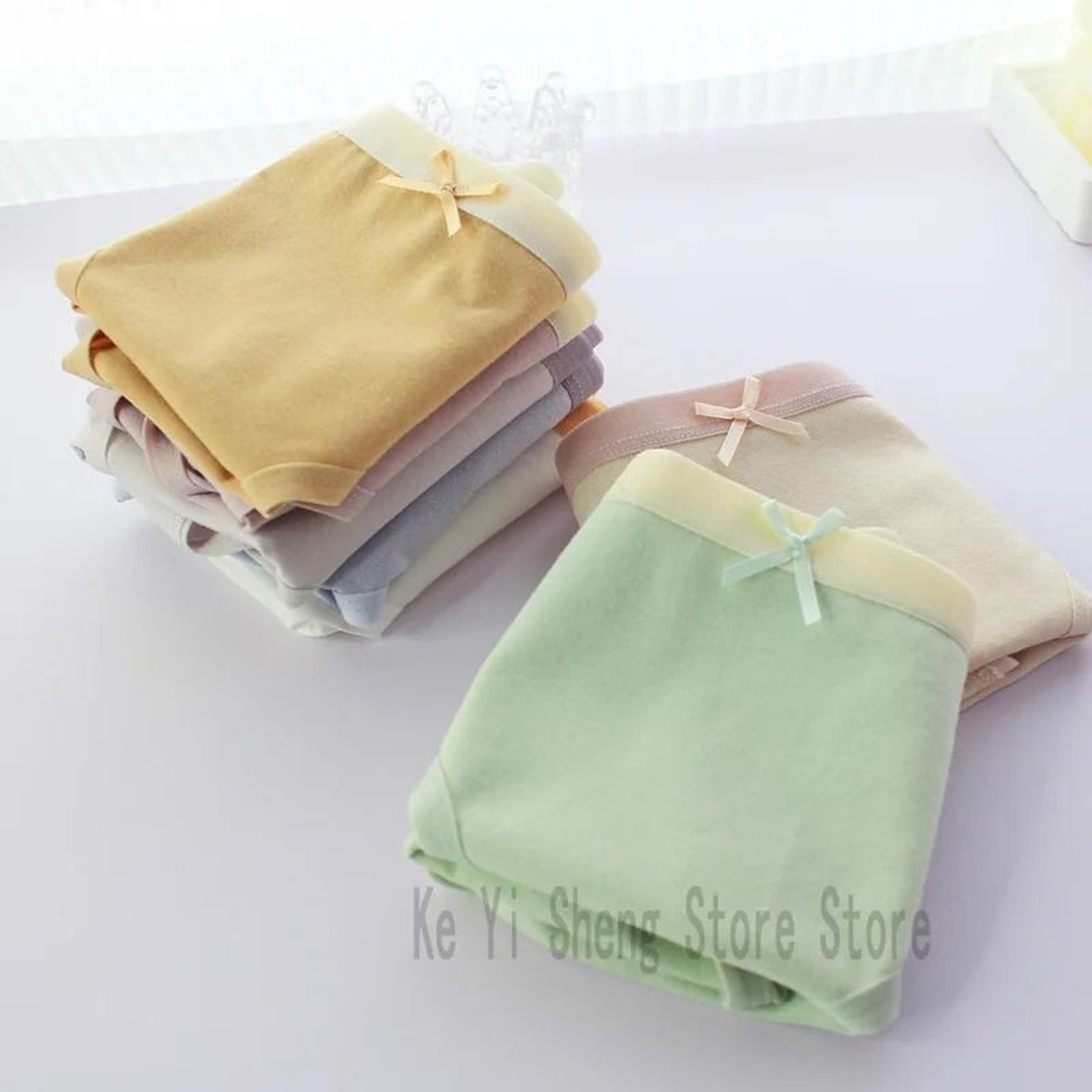 Womens High Waist Cotton Briefs Breathable Everyday Underwear Seven Piece Set 3