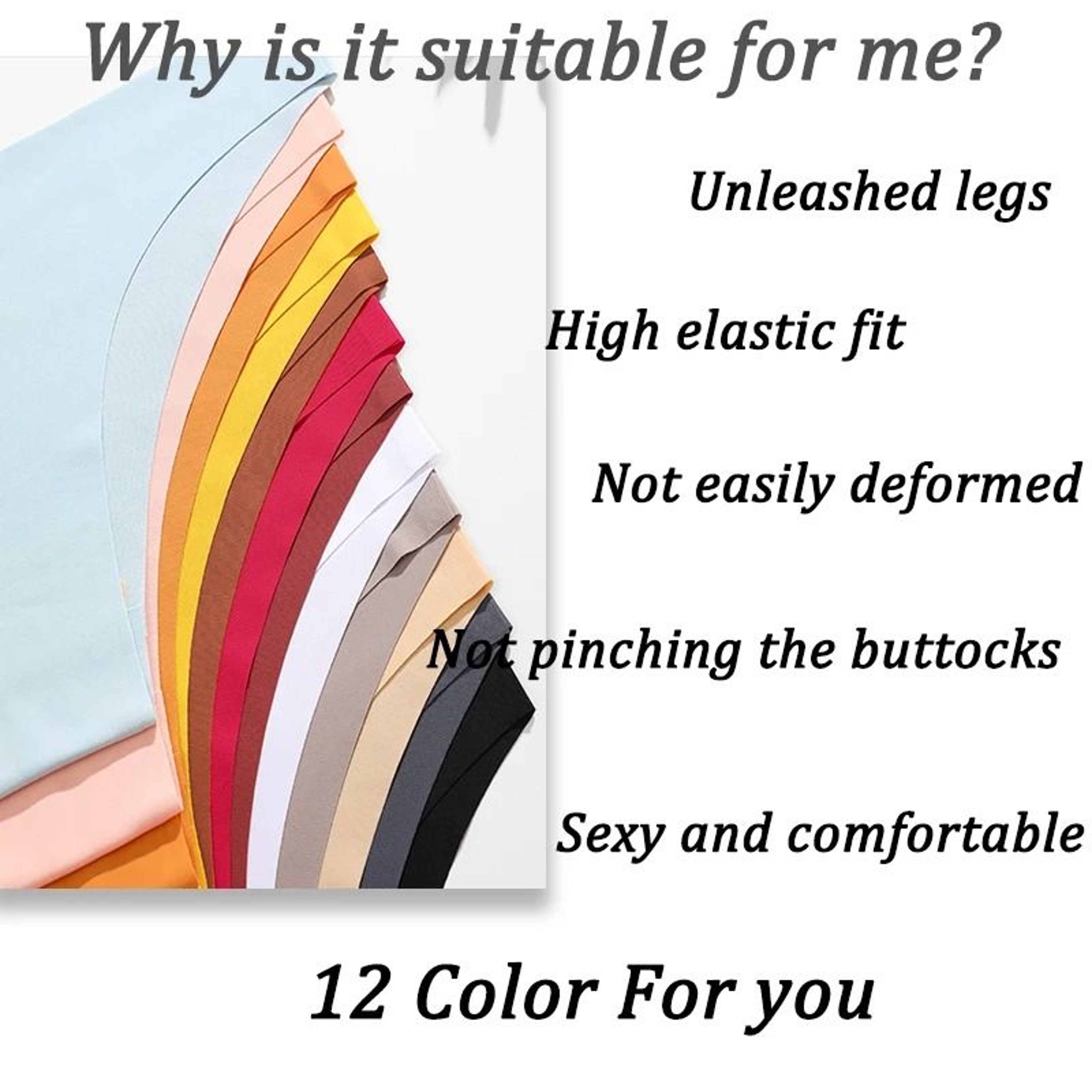 FINETOO 5 Piece Ice Silk Seamless Low Waist Brazilian Panties Breathable Stretch Underwear Set 3