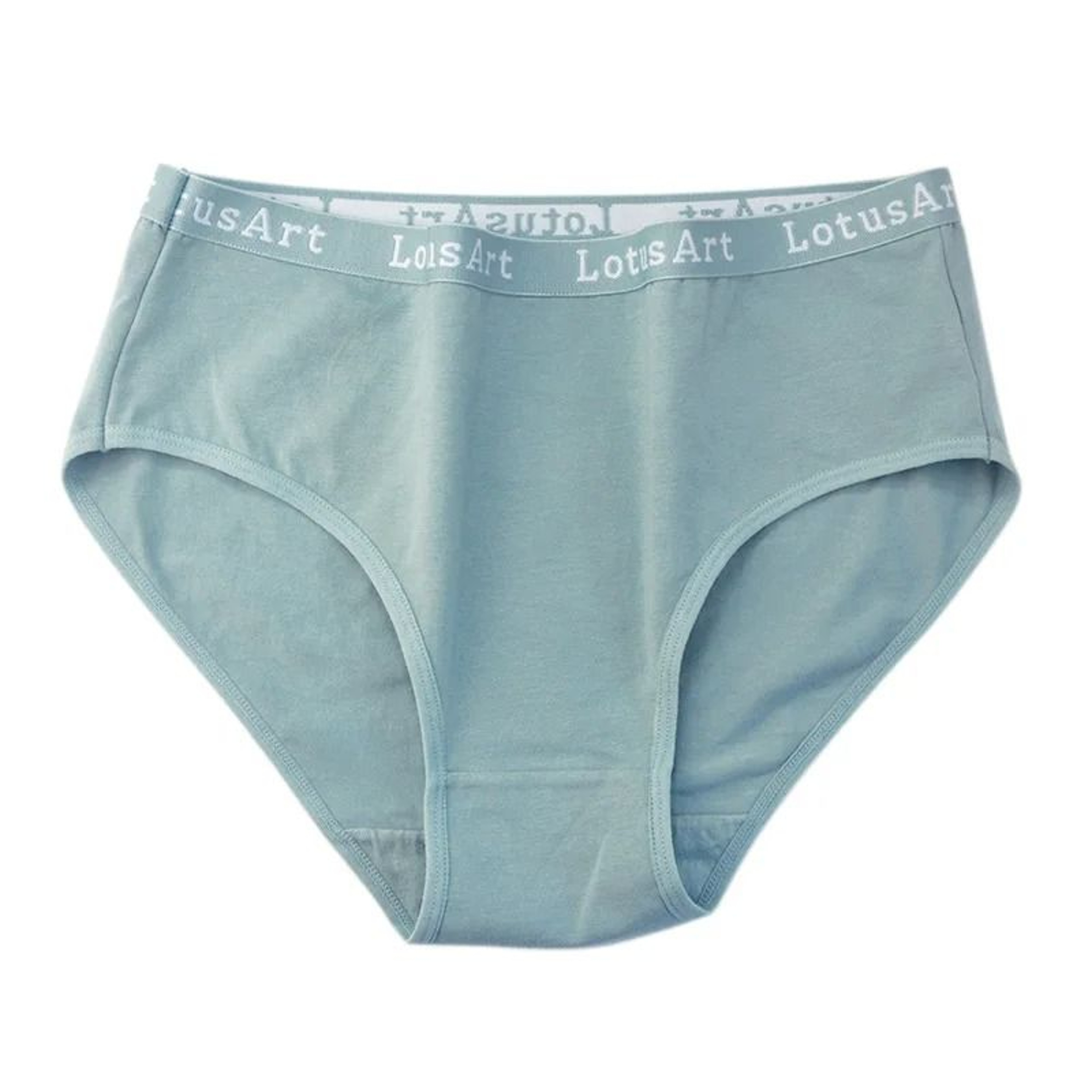 6 Piece High Waist Cotton Panty Set Breathable Solid Color Underwear For Women 5