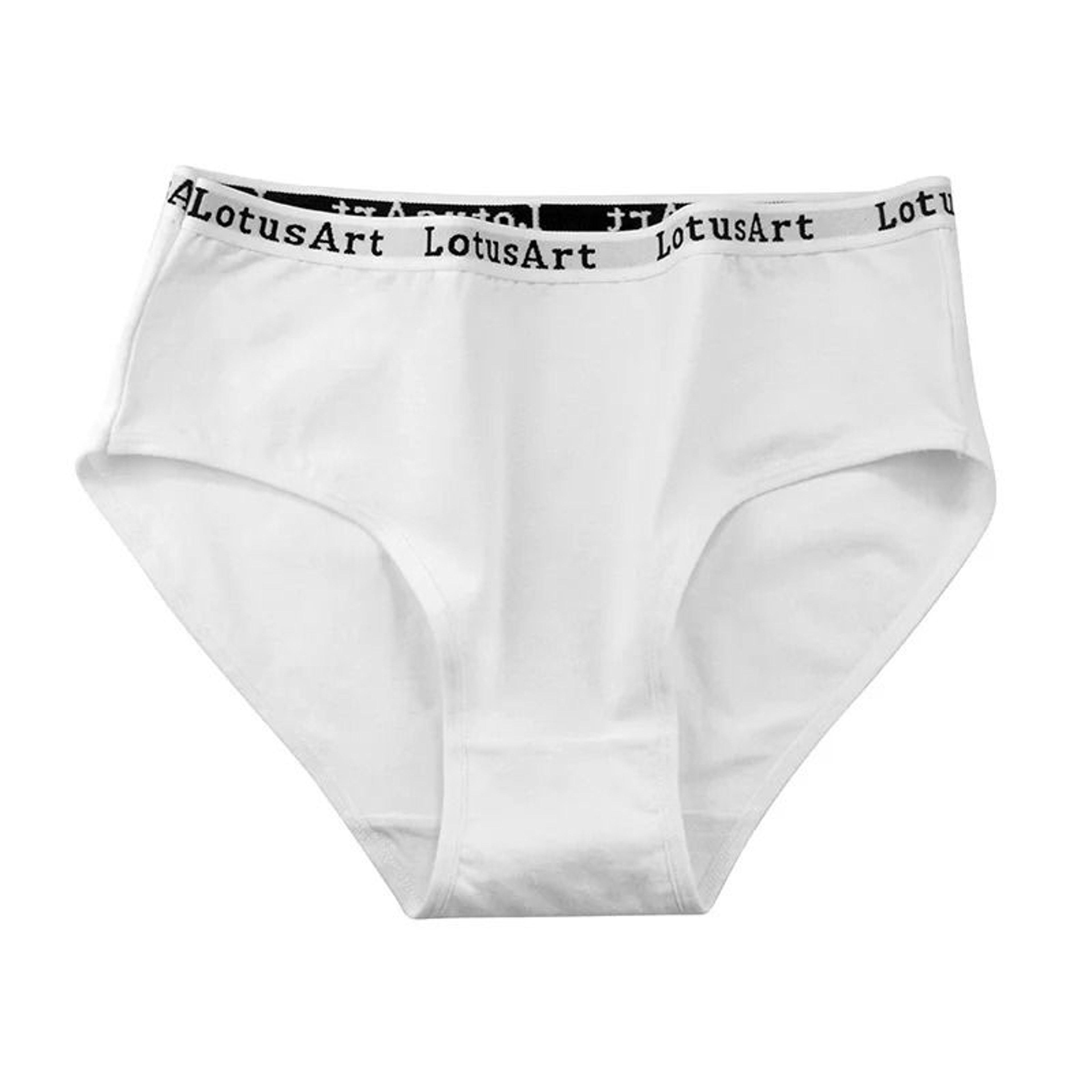 6 Piece High Waist Cotton Panty Set Breathable Solid Color Underwear For Women 6