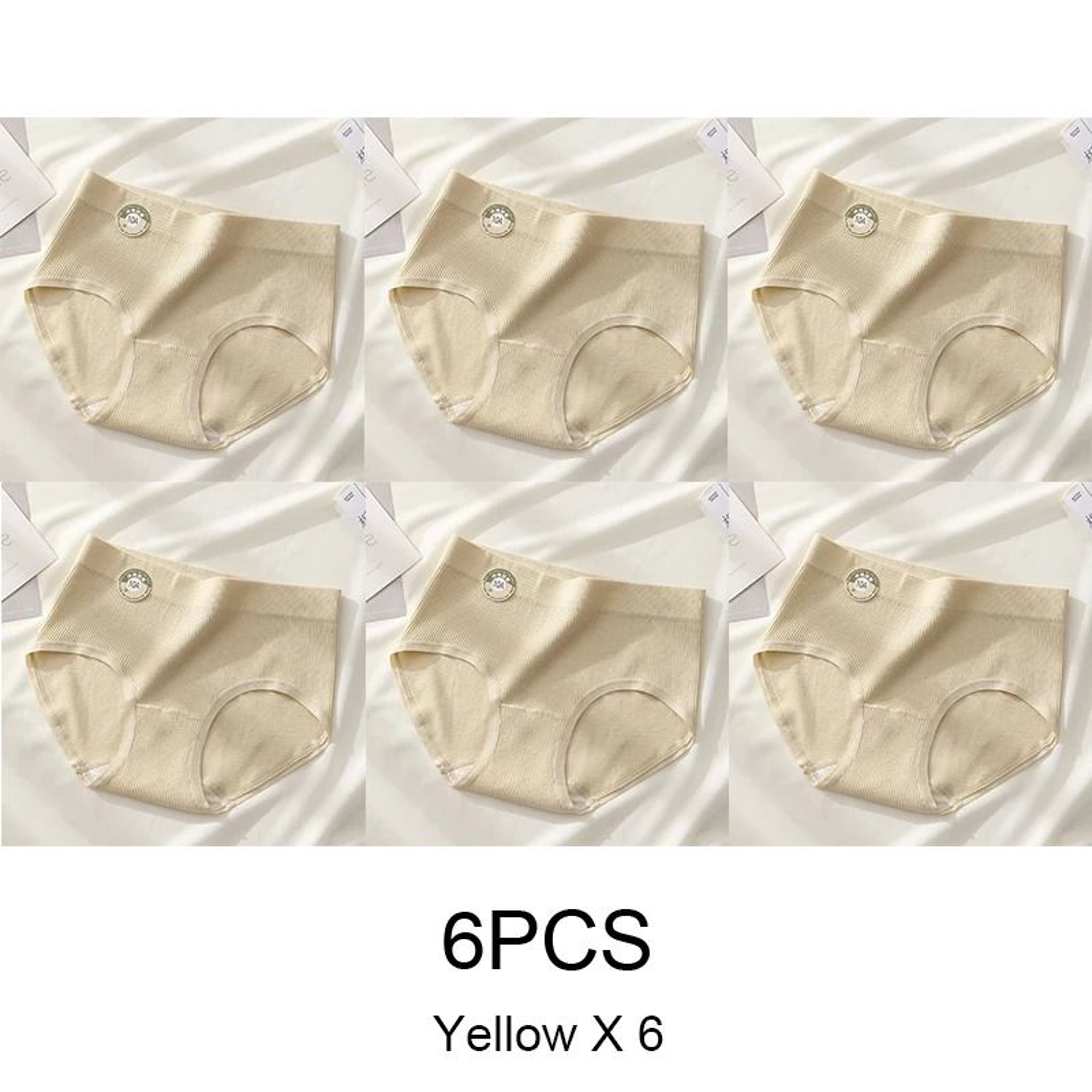 Seamless Sports Style Panties Set For Women Soft Stretch Solid Briefs 13