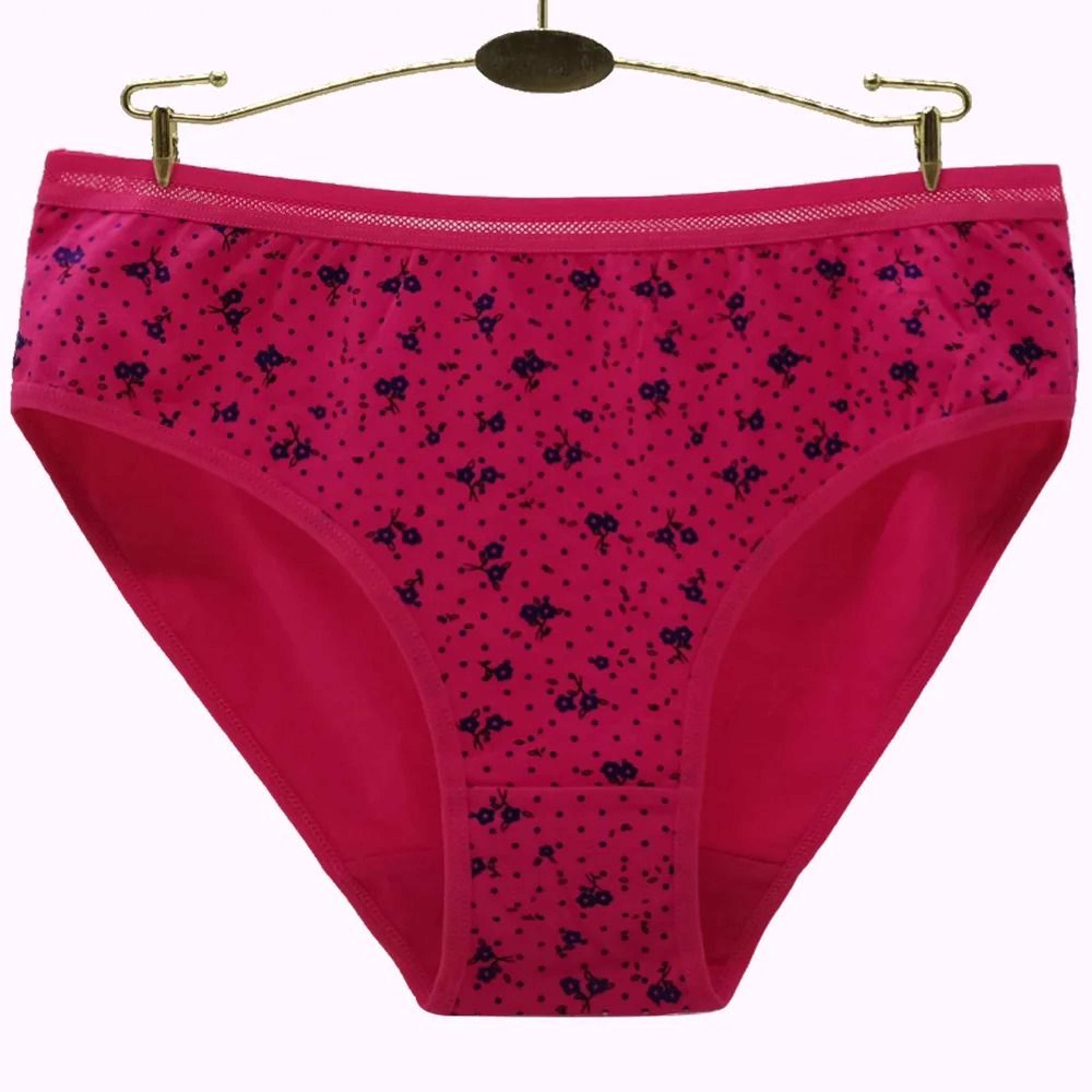 Plus Size Cotton High Waist Briefs Breathable Soft Underwear For Women 6 Piece Set 1