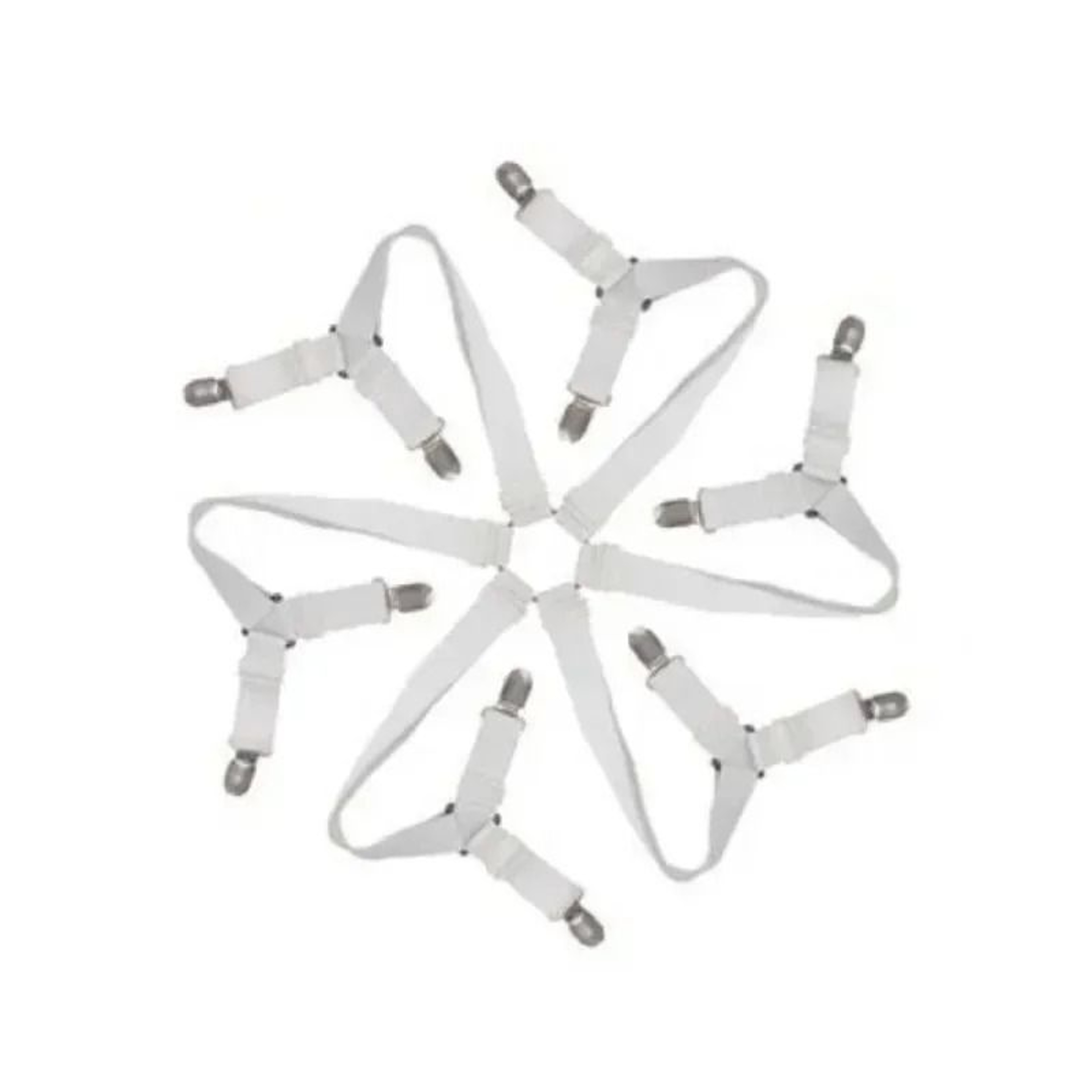 Triangle Bed Sheet Holders Adjustable Elastic Clips Mattress Grippers Set 9