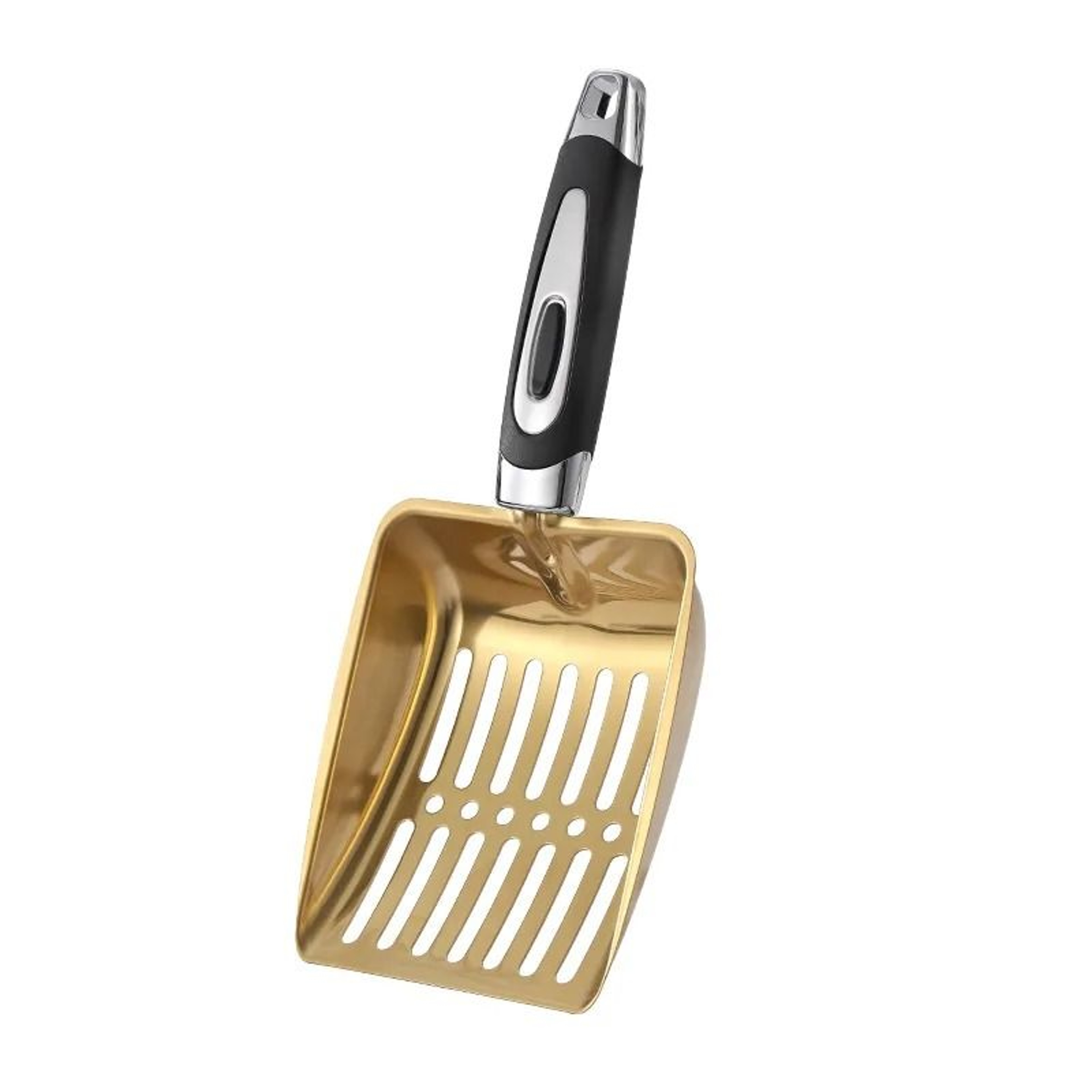 Stainless Steel Cat Litter Scoop Long Handle Pet Cleaning Shovel 8