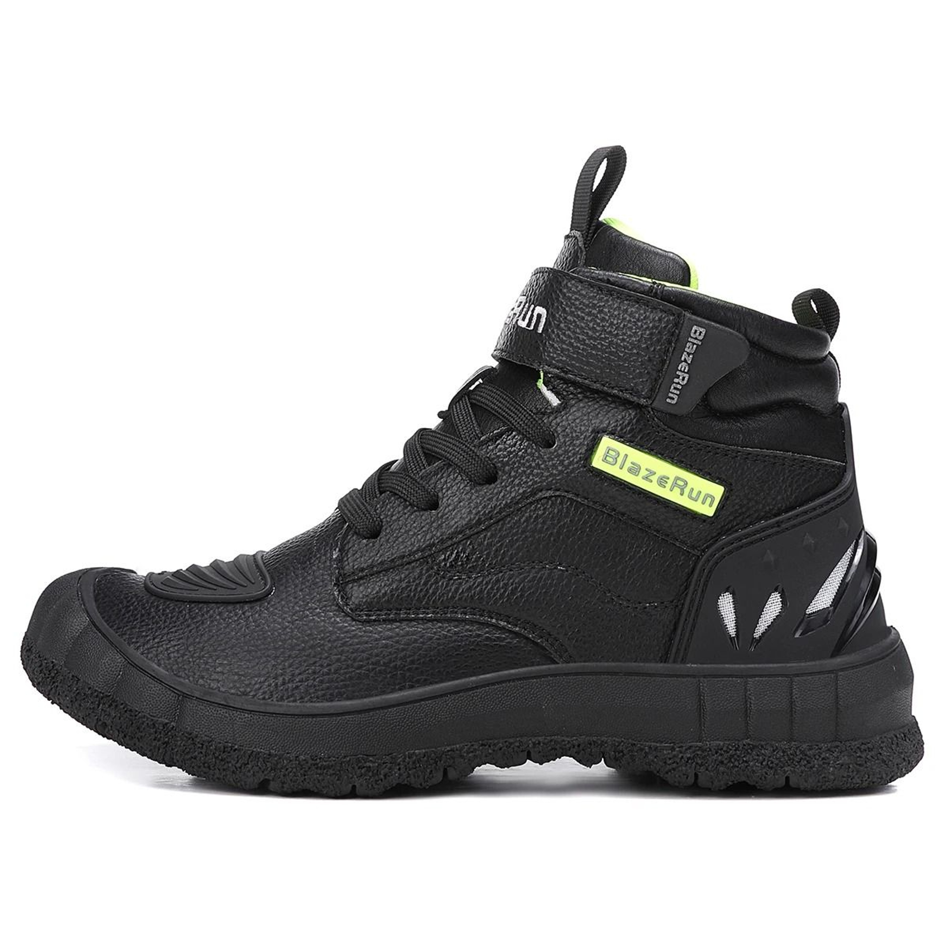 Mens Leather Motorcycle Riding Boots Breathable Anti Slip Wear Resistant Shoes 9