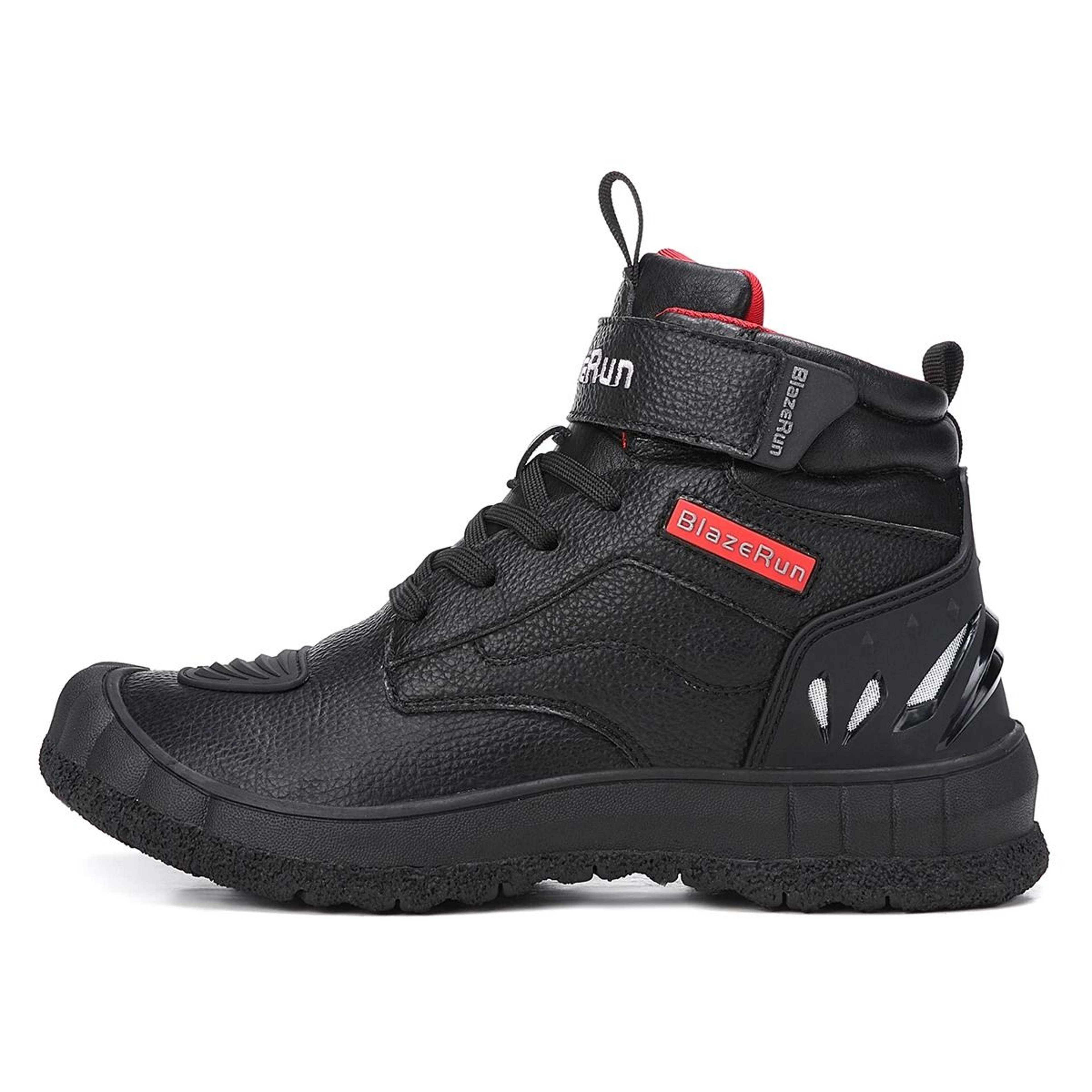 Mens Leather Motorcycle Riding Boots Breathable Anti Slip Wear Resistant Shoes 7