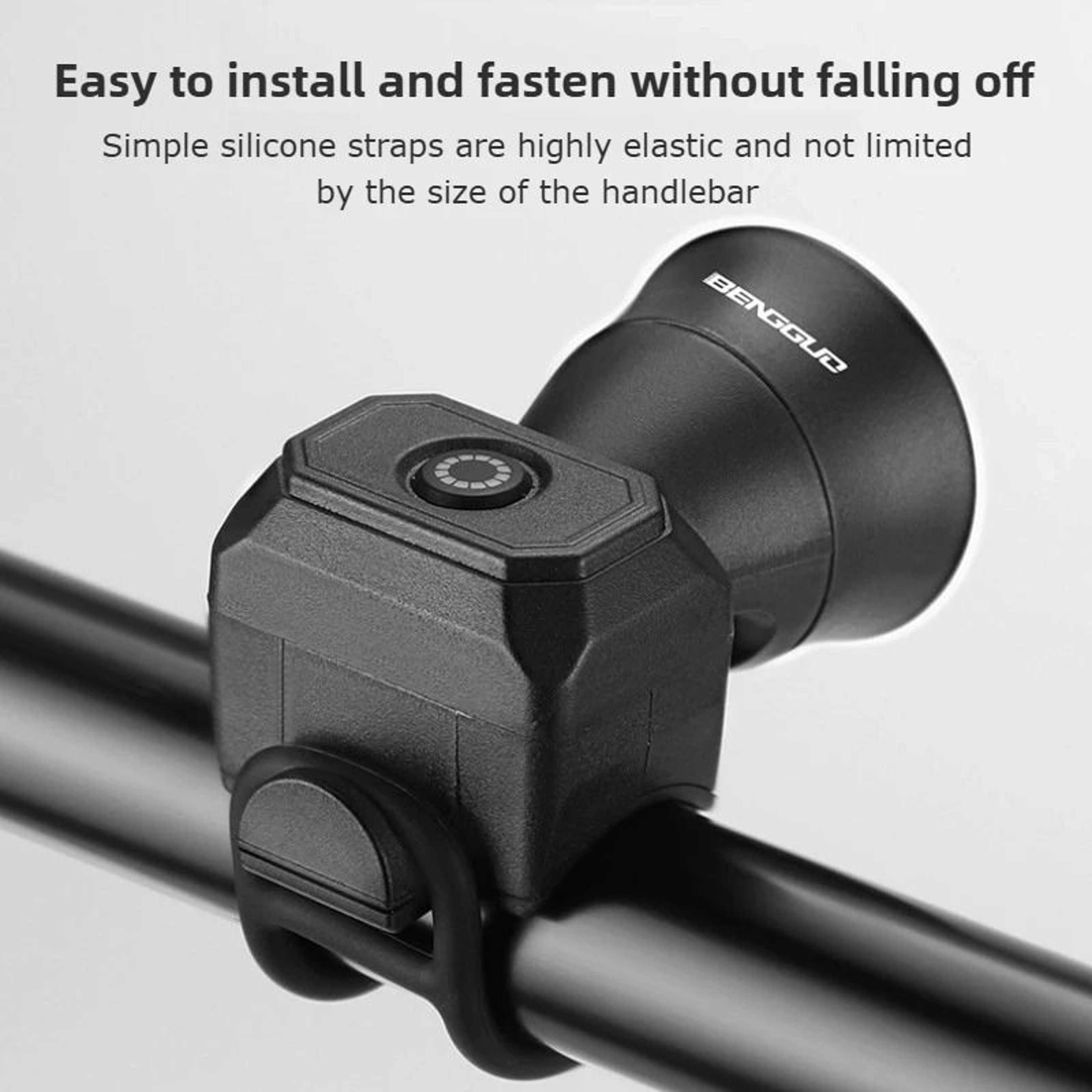 USB Rechargeable Waterproof Bicycle Horn For Mountain Bike 2