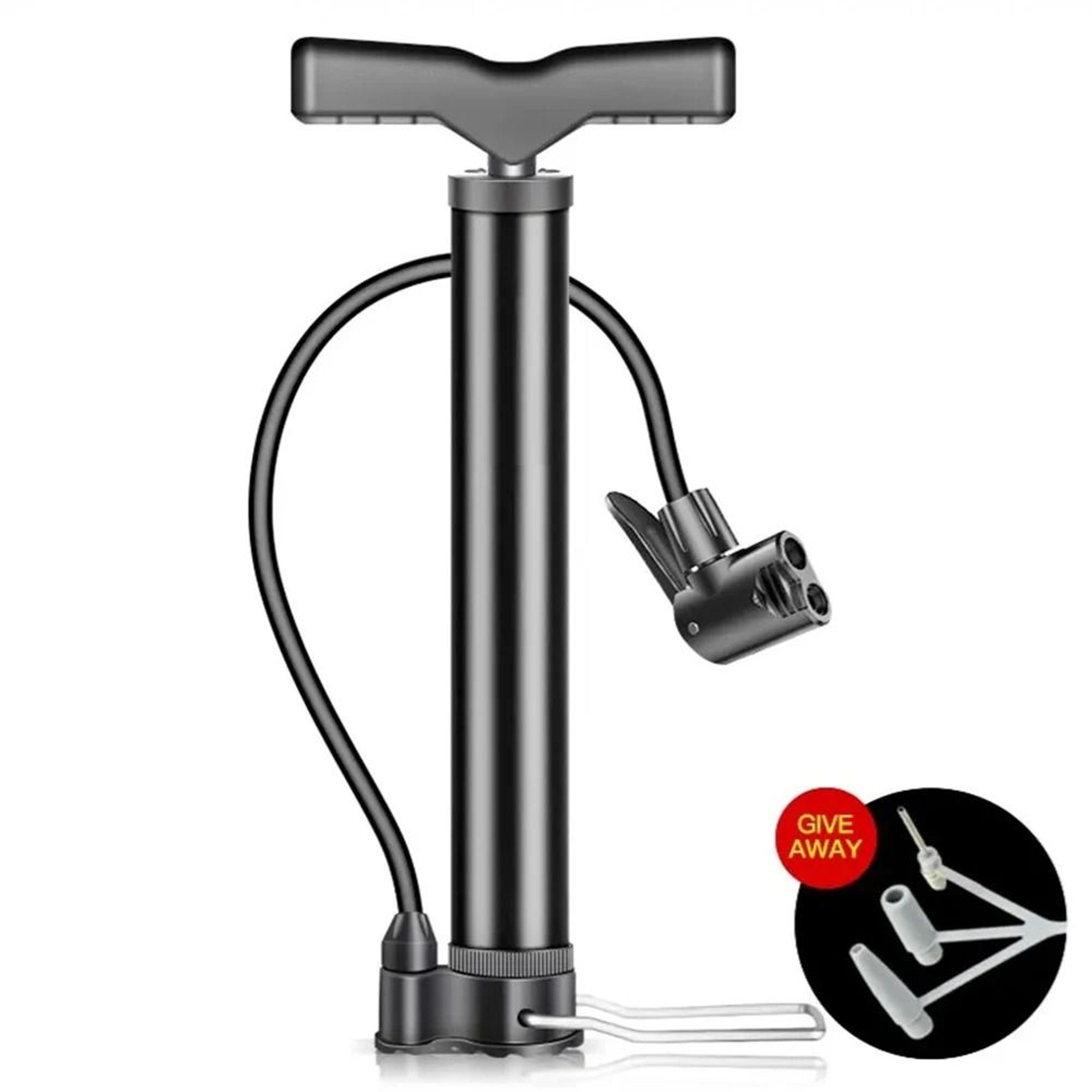 Portable Mini Bicycle Pump For Mountain And Road Bike Tires 0