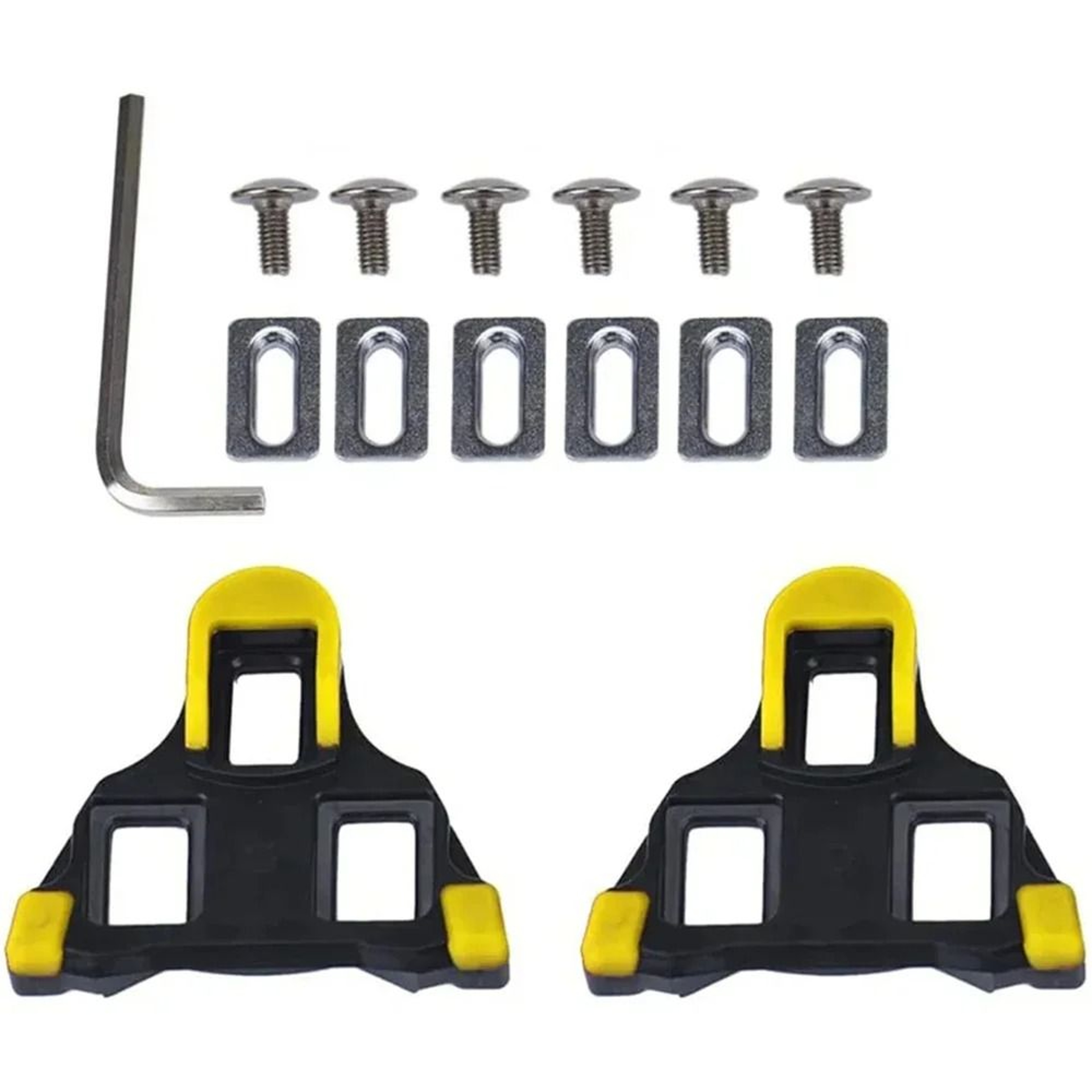 Road Bike Pedal Cleats Compatible With SPD SL Cycling Shoes Self Locking Plates 6
