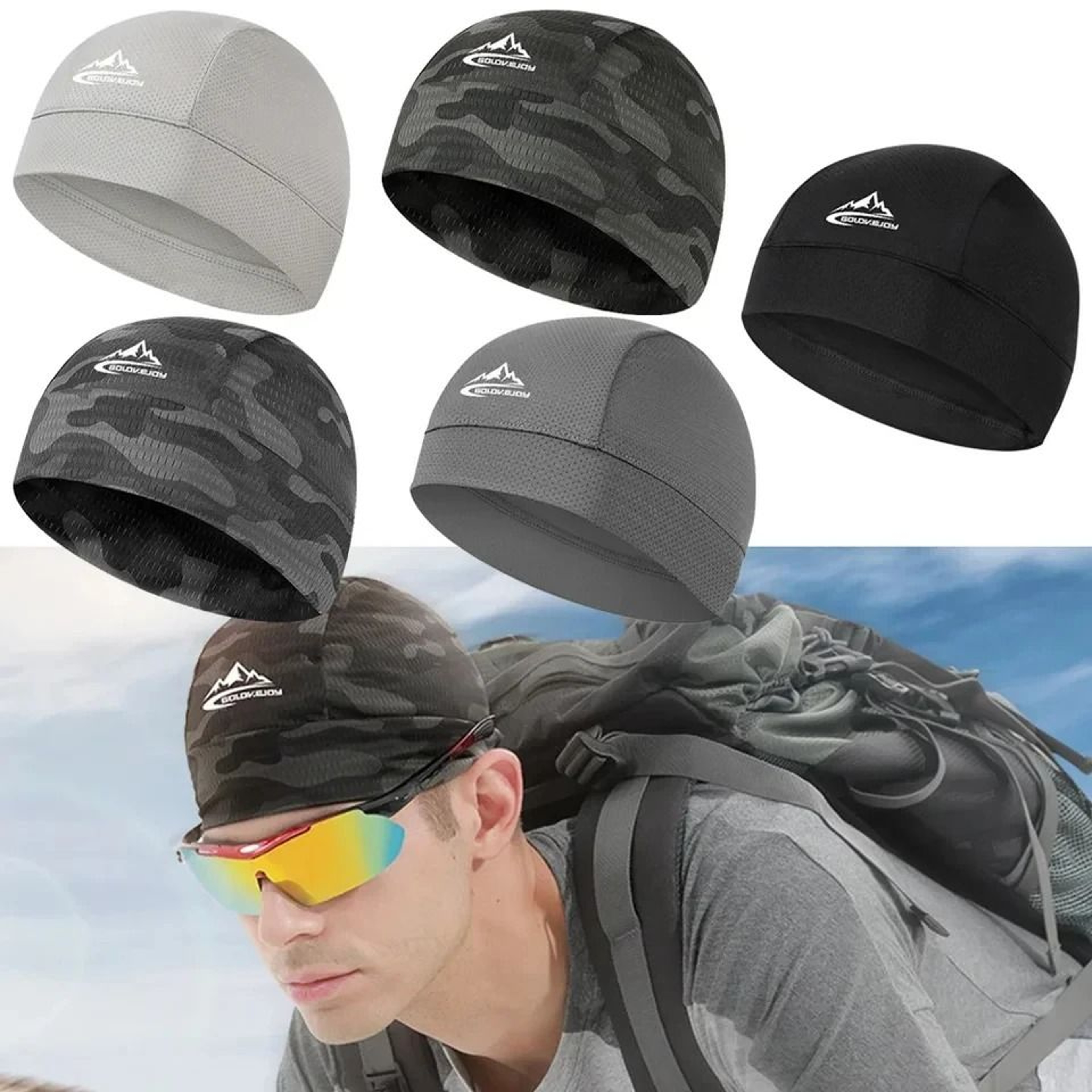 Quick Dry Cycling Cap Mesh Helmet Liner For Bike And Motorcycle Riding 0