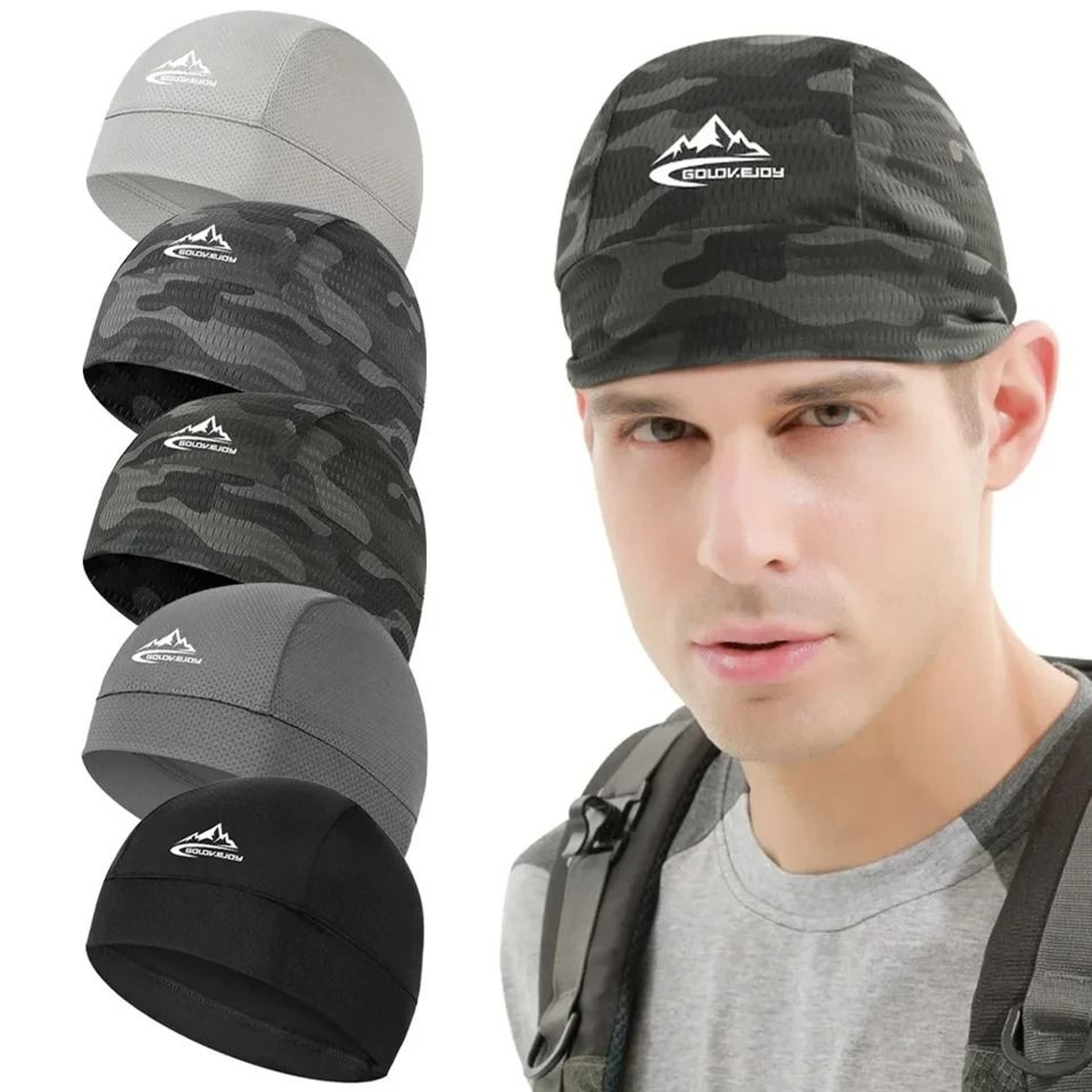 Quick Dry Cycling Cap Mesh Helmet Liner For Bike And Motorcycle Riding 2