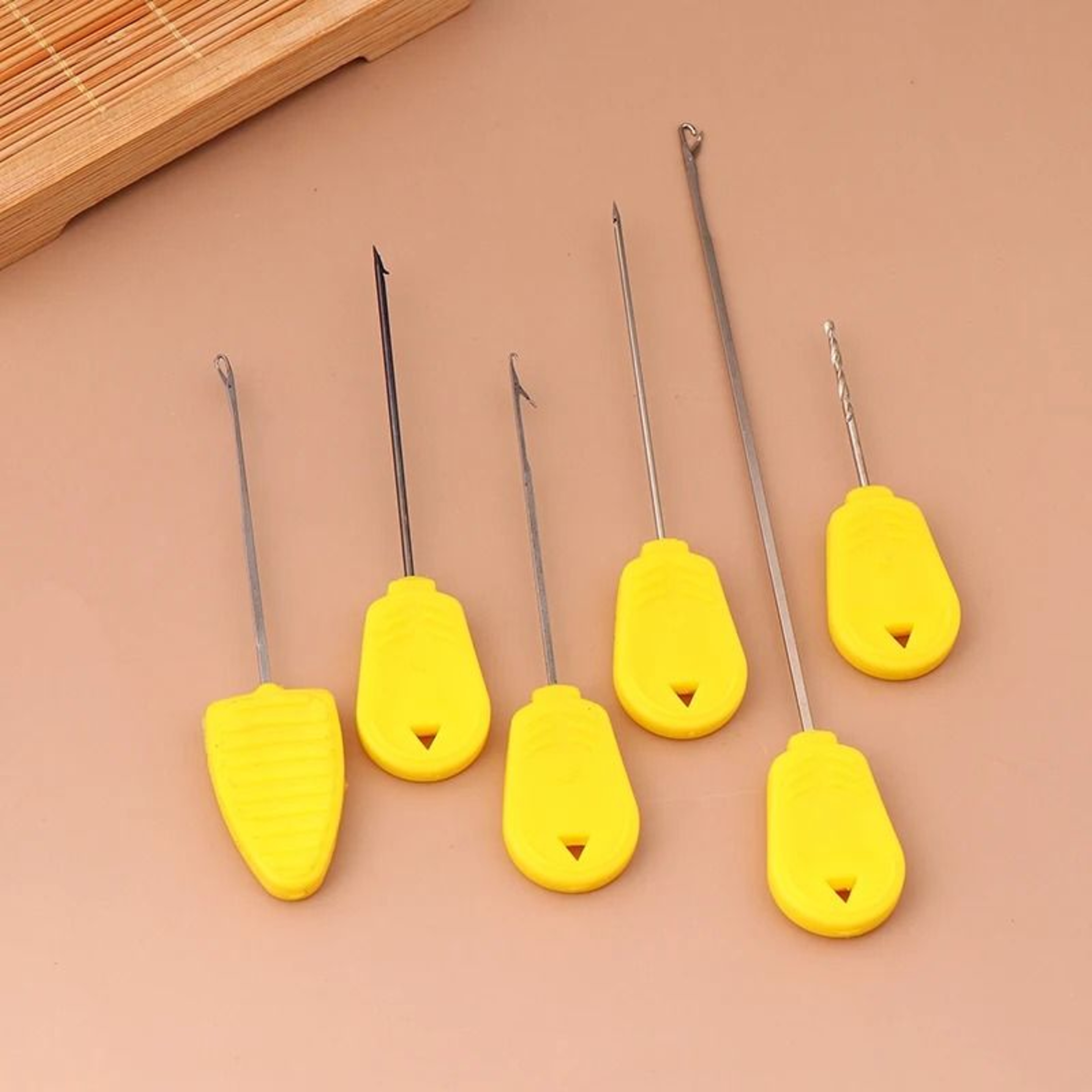 Carp Fishing Baiting Tool Kit Drill Hook And Rigging Needles Set 1