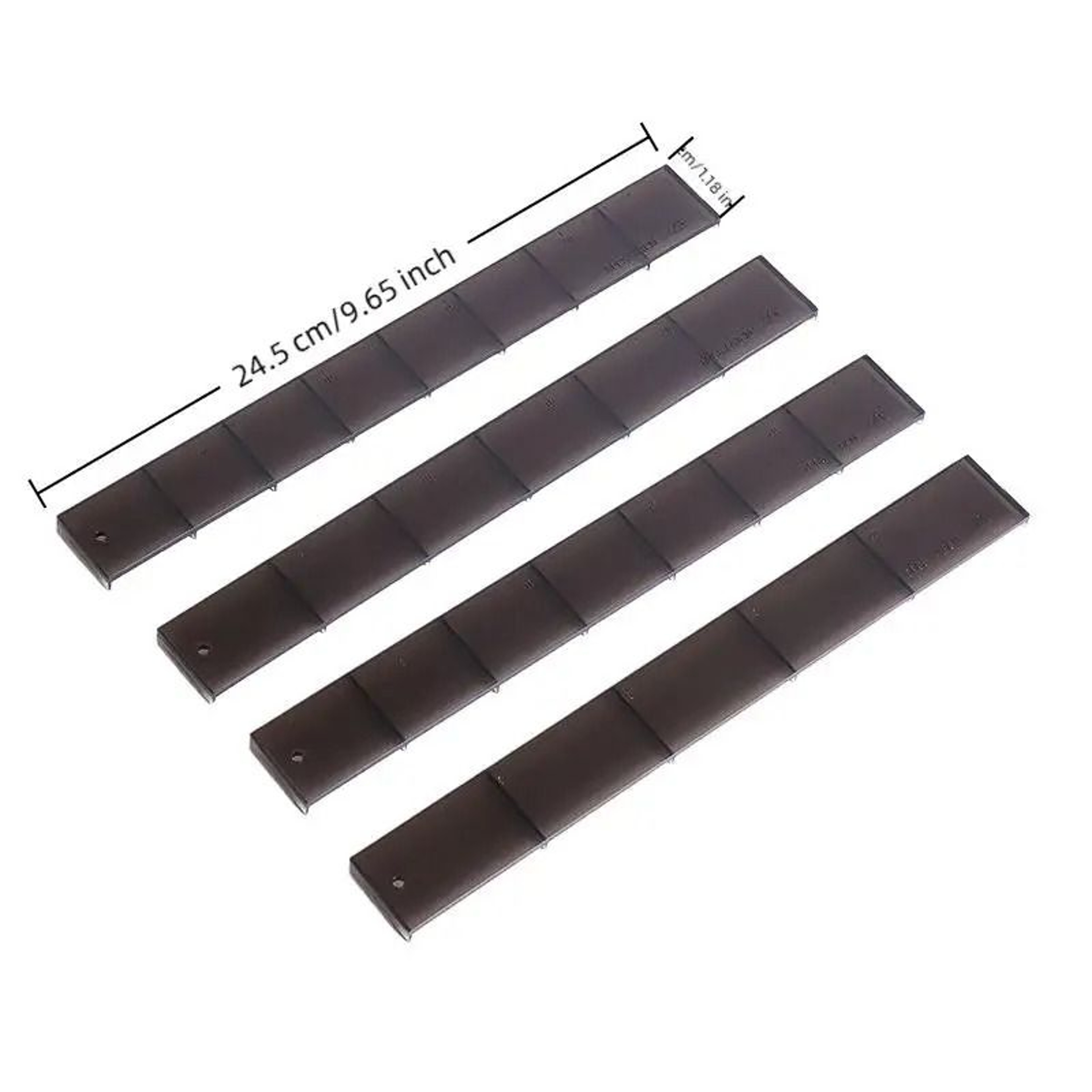 Cake Cutting Roll Scale Ruler Set For Uniform Baking Portions 6
