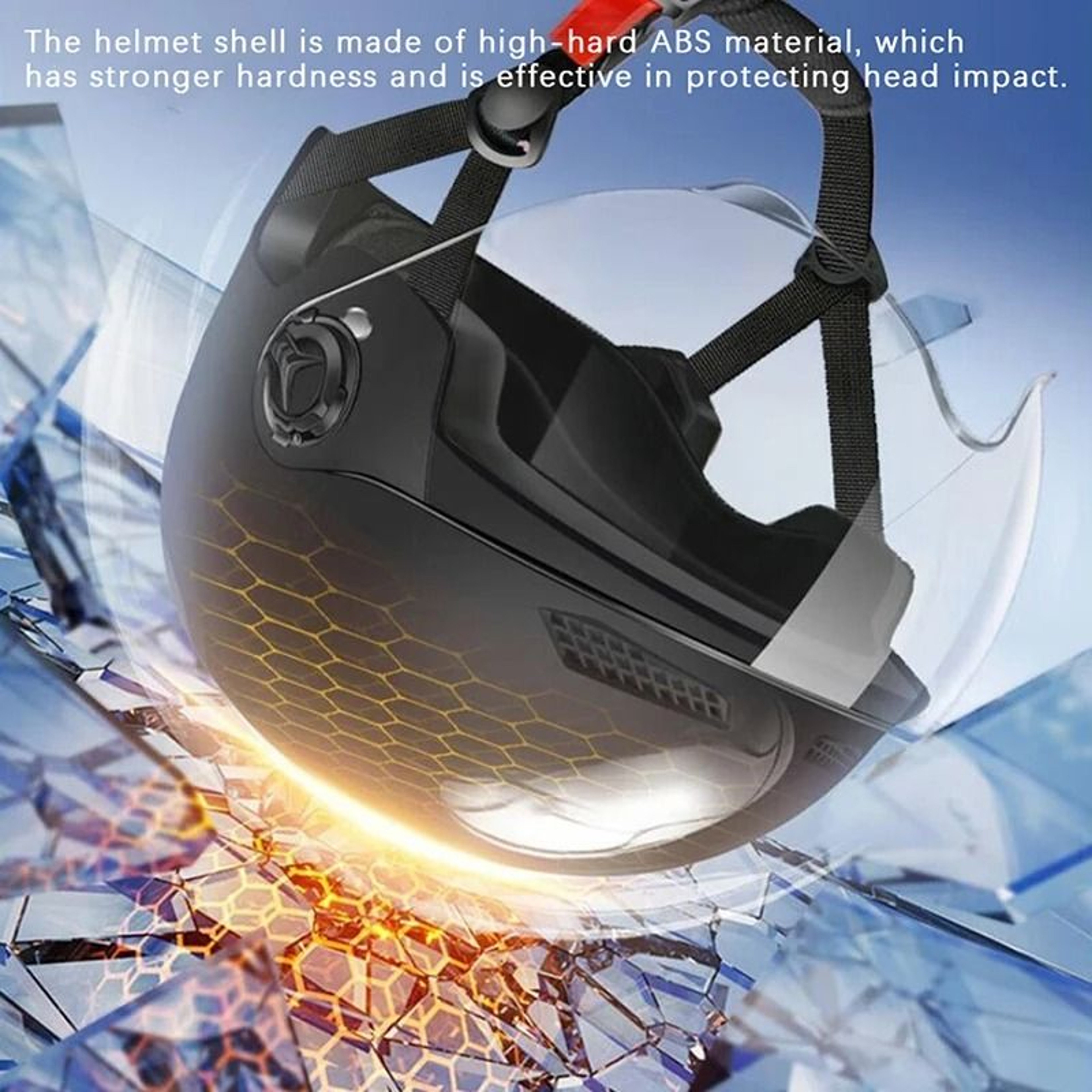 Bicycle Safety Helmet With Goggles For Adults And Children 3