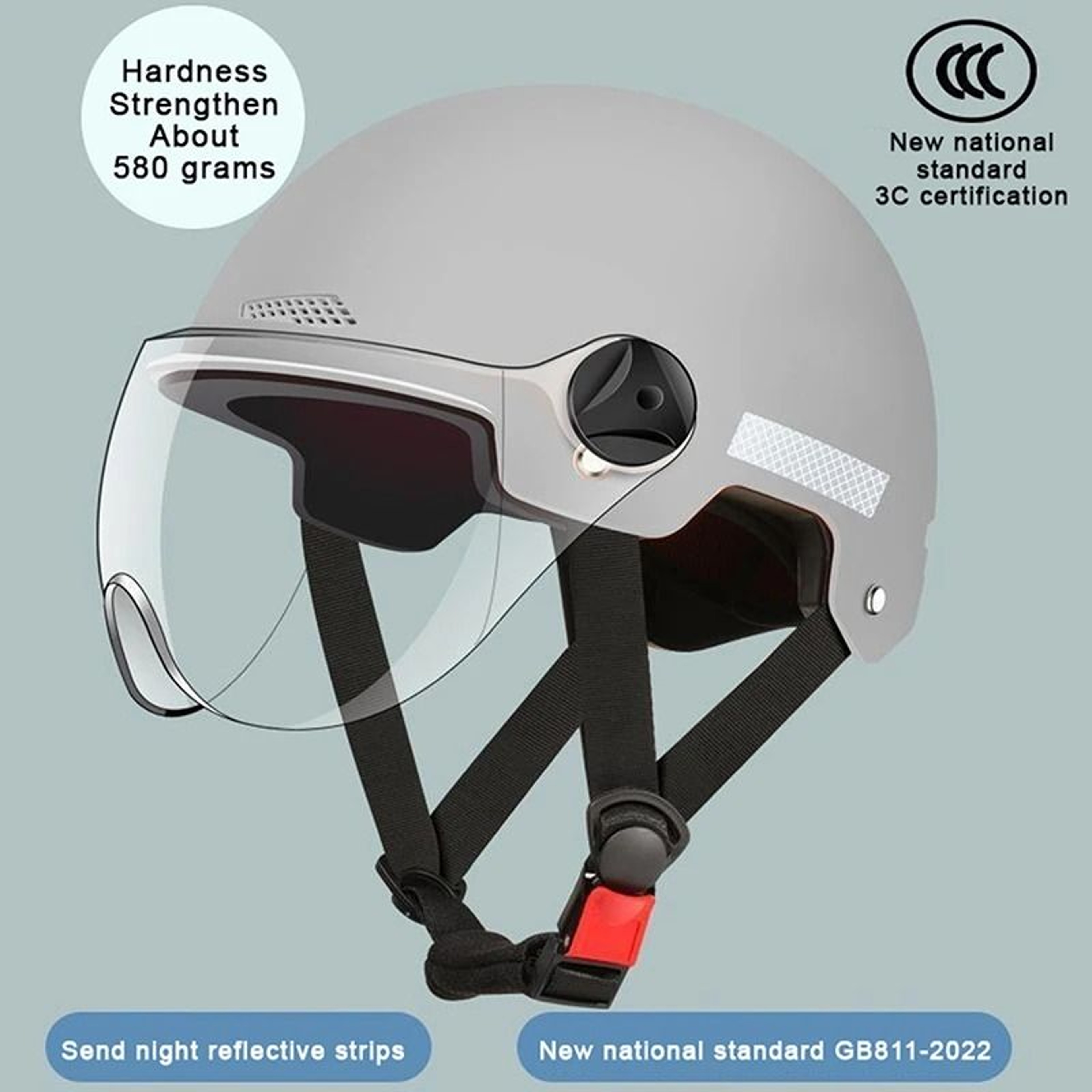 Bicycle Safety Helmet With Goggles For Adults And Children 14