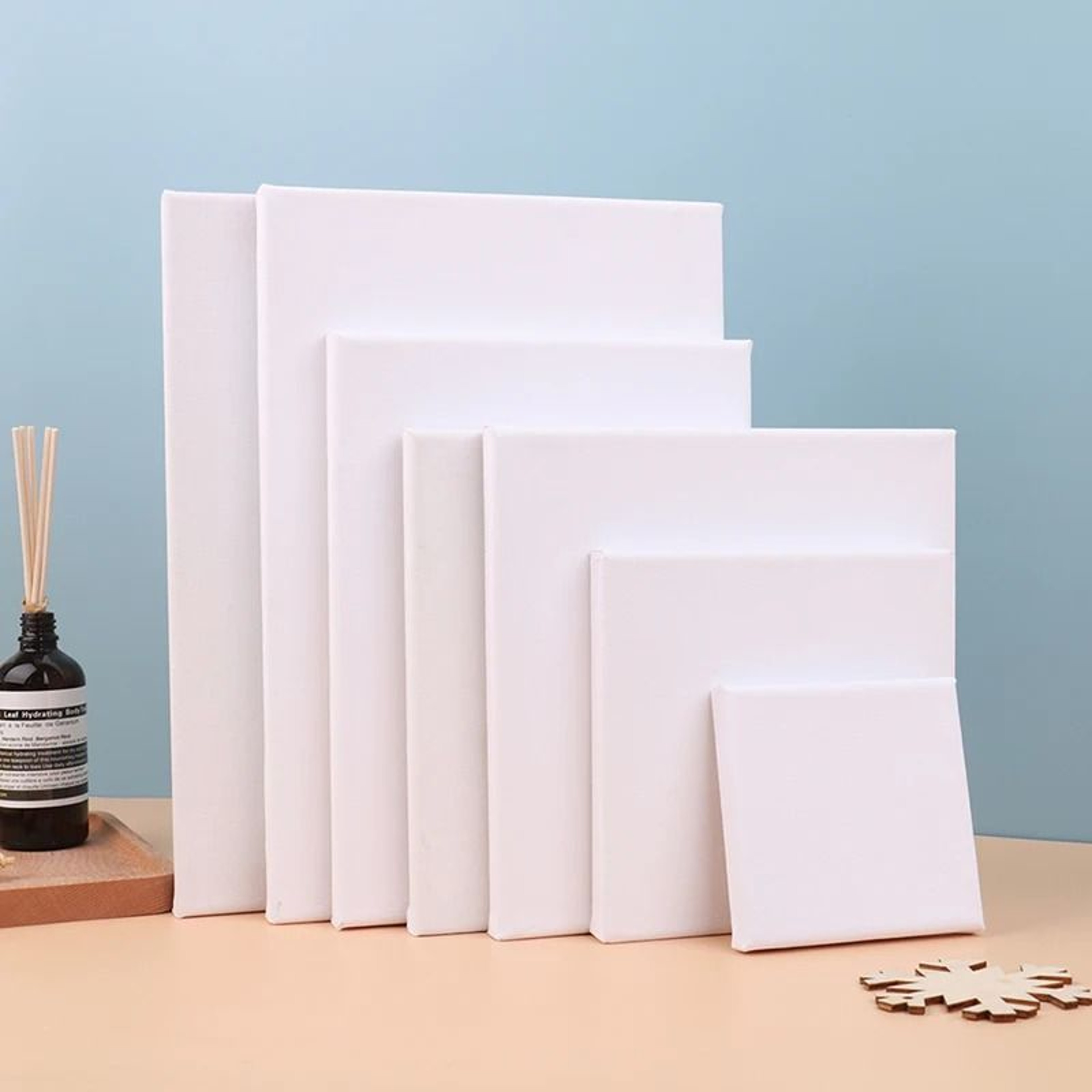 Blank Square Artist Canvas Panel For Oil And Acrylic Painting 0