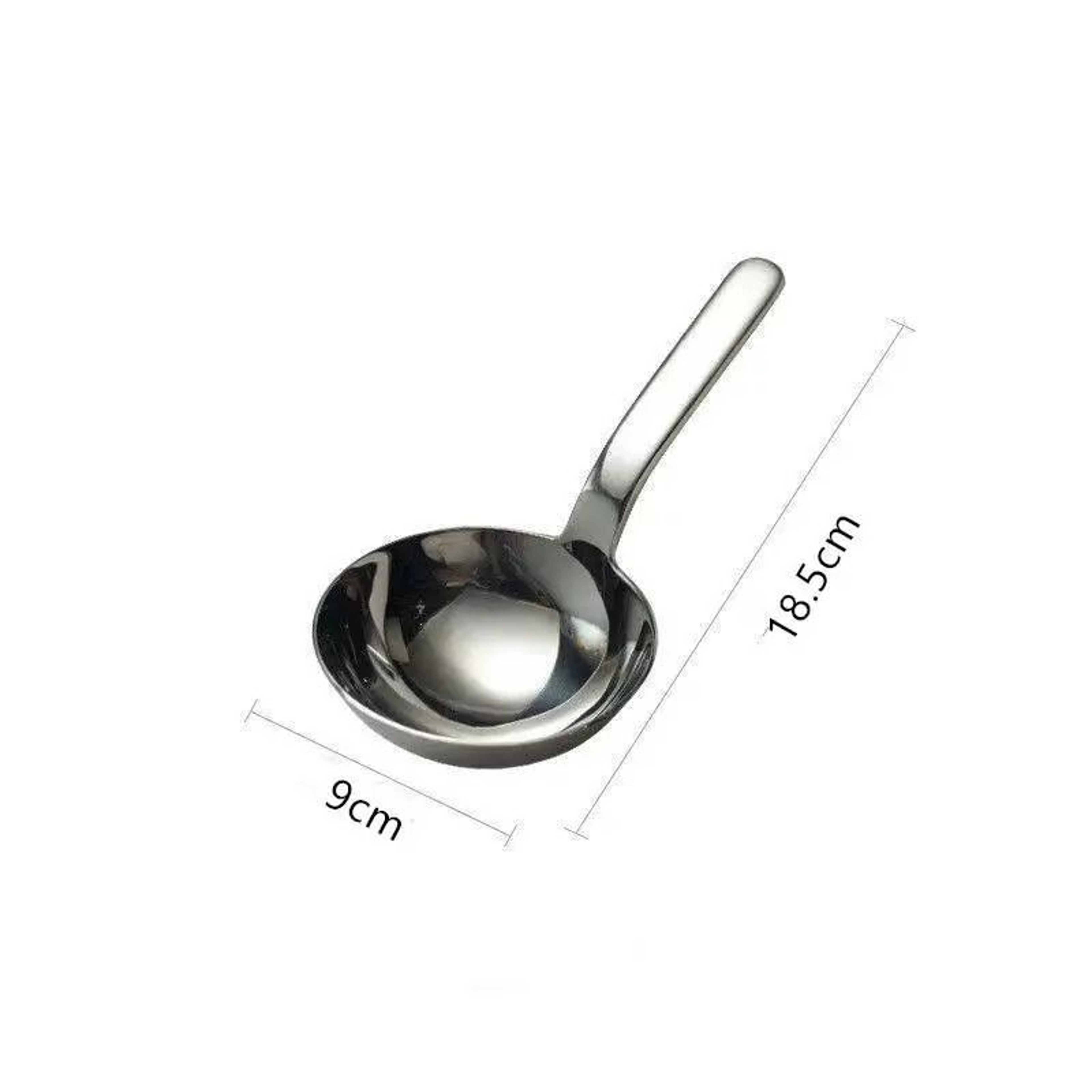 Stainless Steel Deep Soup Spoon With Short Handle Kitchen Ladle 5