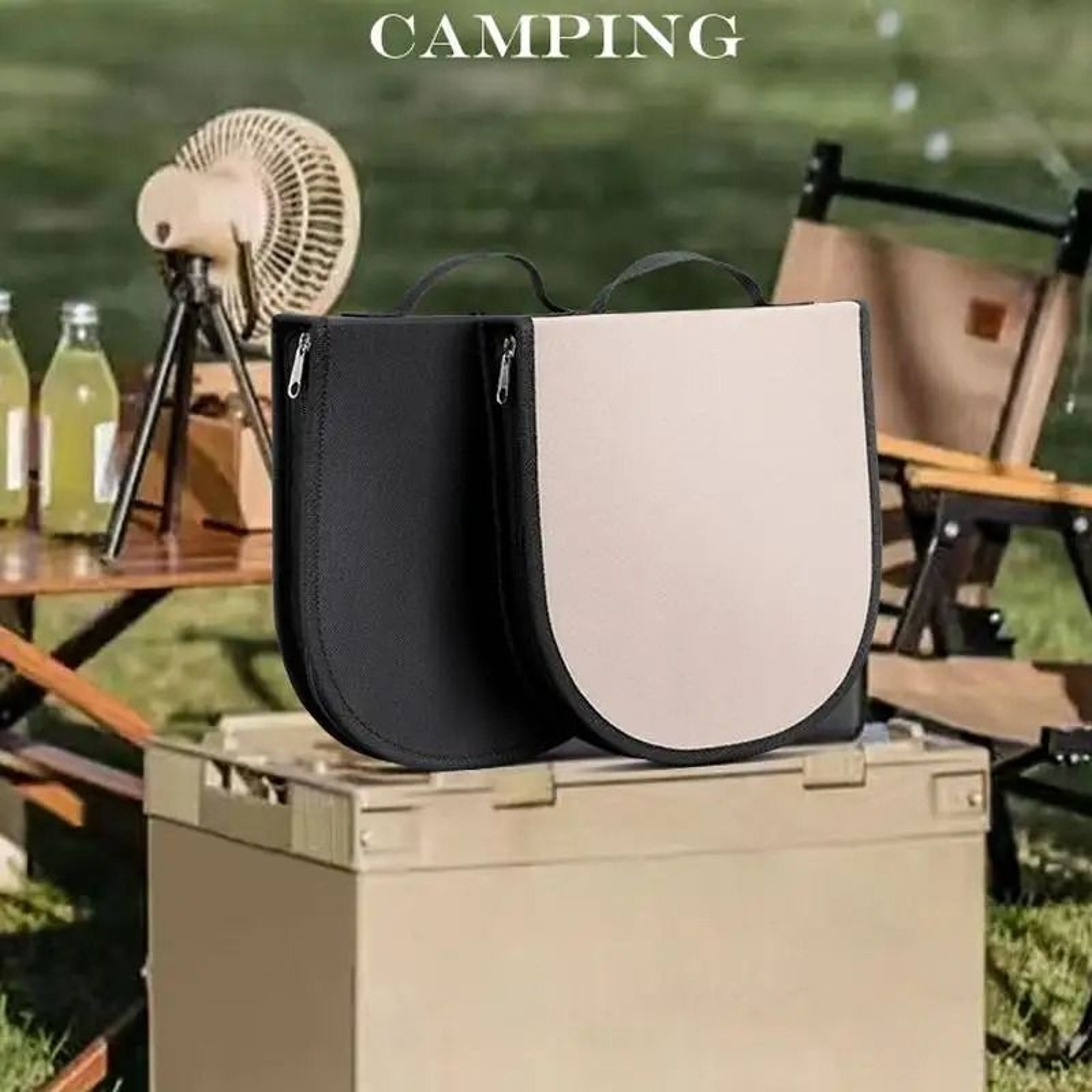 Camping Tableware Storage Bag Portable Utensil Organizer For Travel BBQ 1