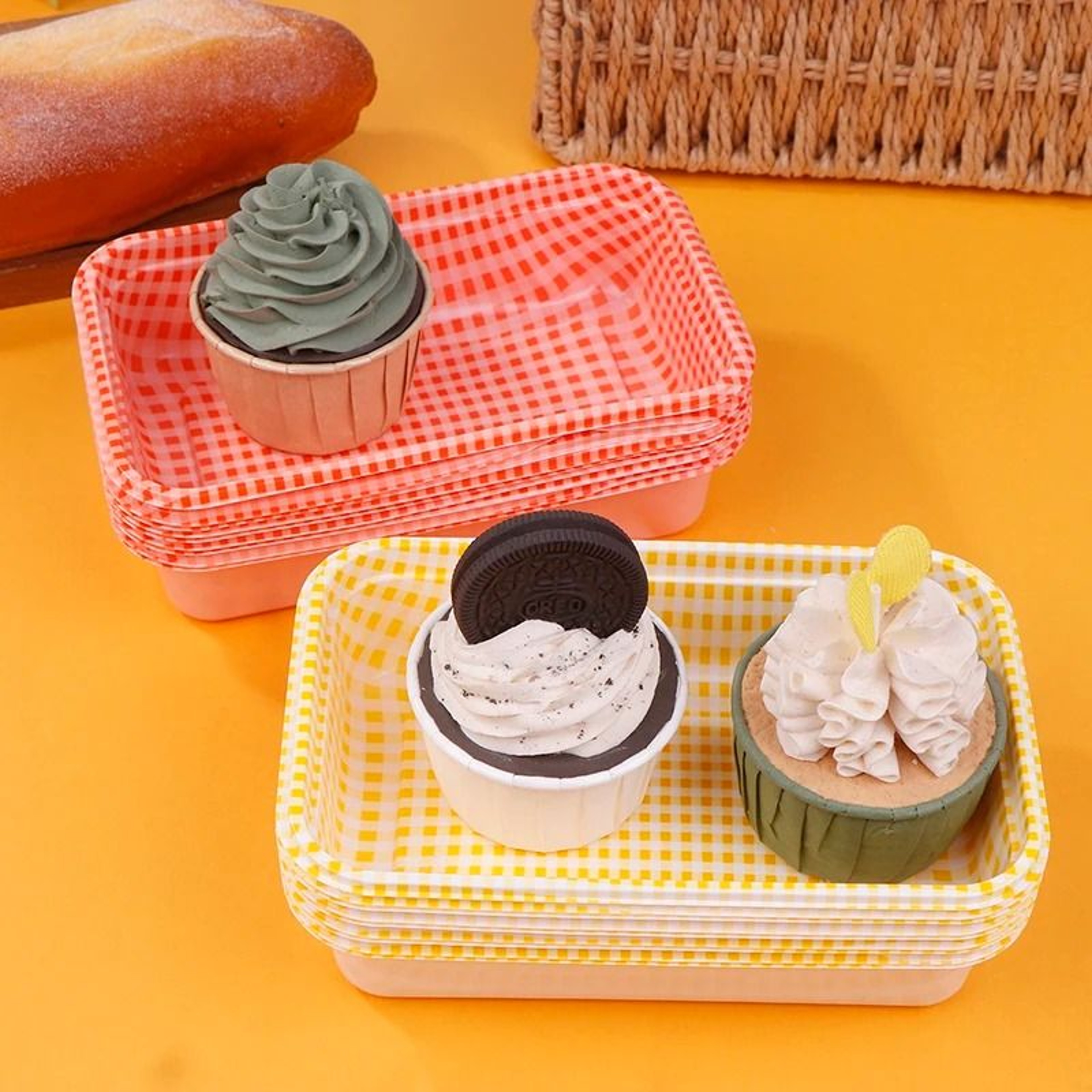 Disposable Rectangular Plastic Food Containers With Lids For Cake Picnic Bento 10 Piece Set 2