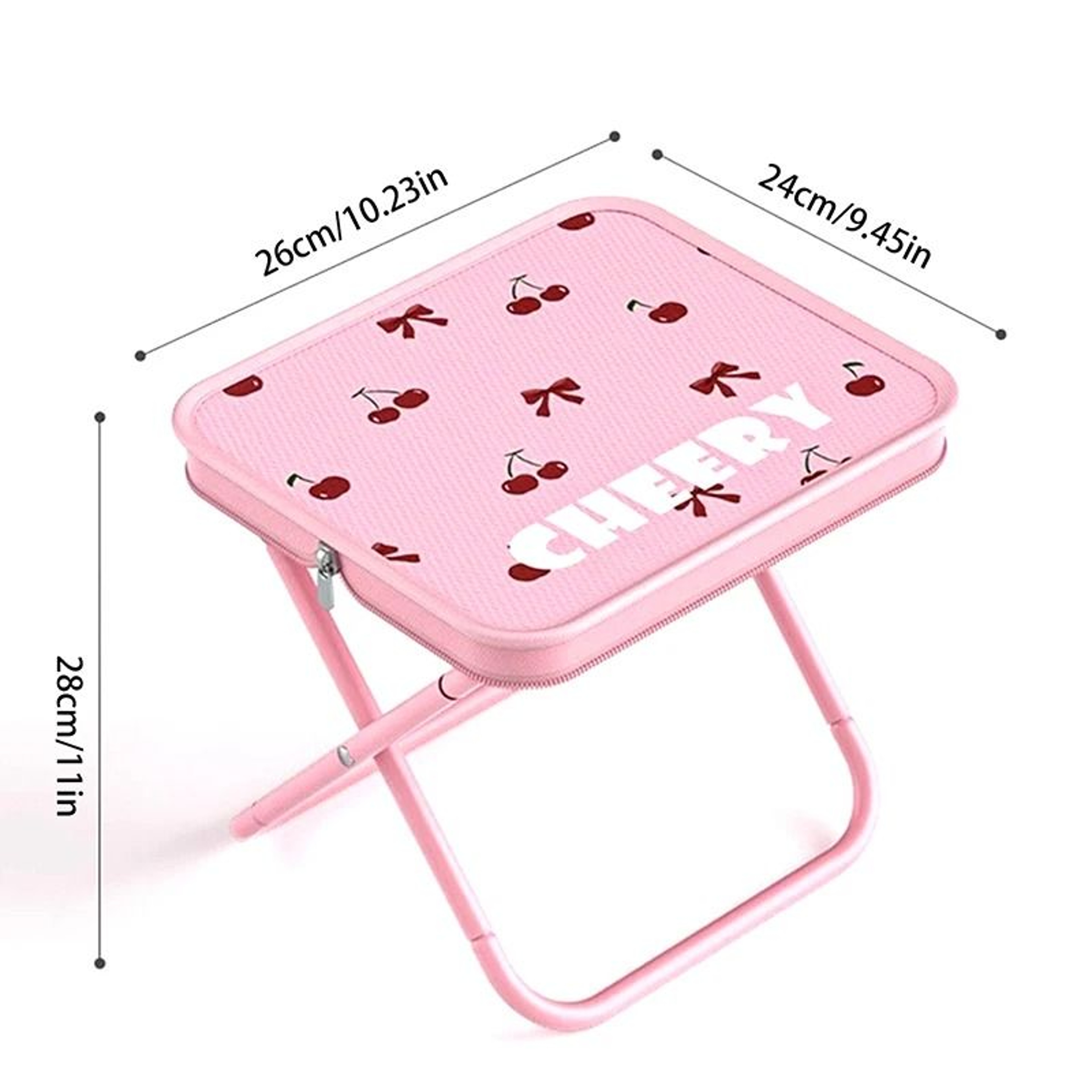 Portable Foldable Fishing Chair Camping Picnic Stool Small Bench 6