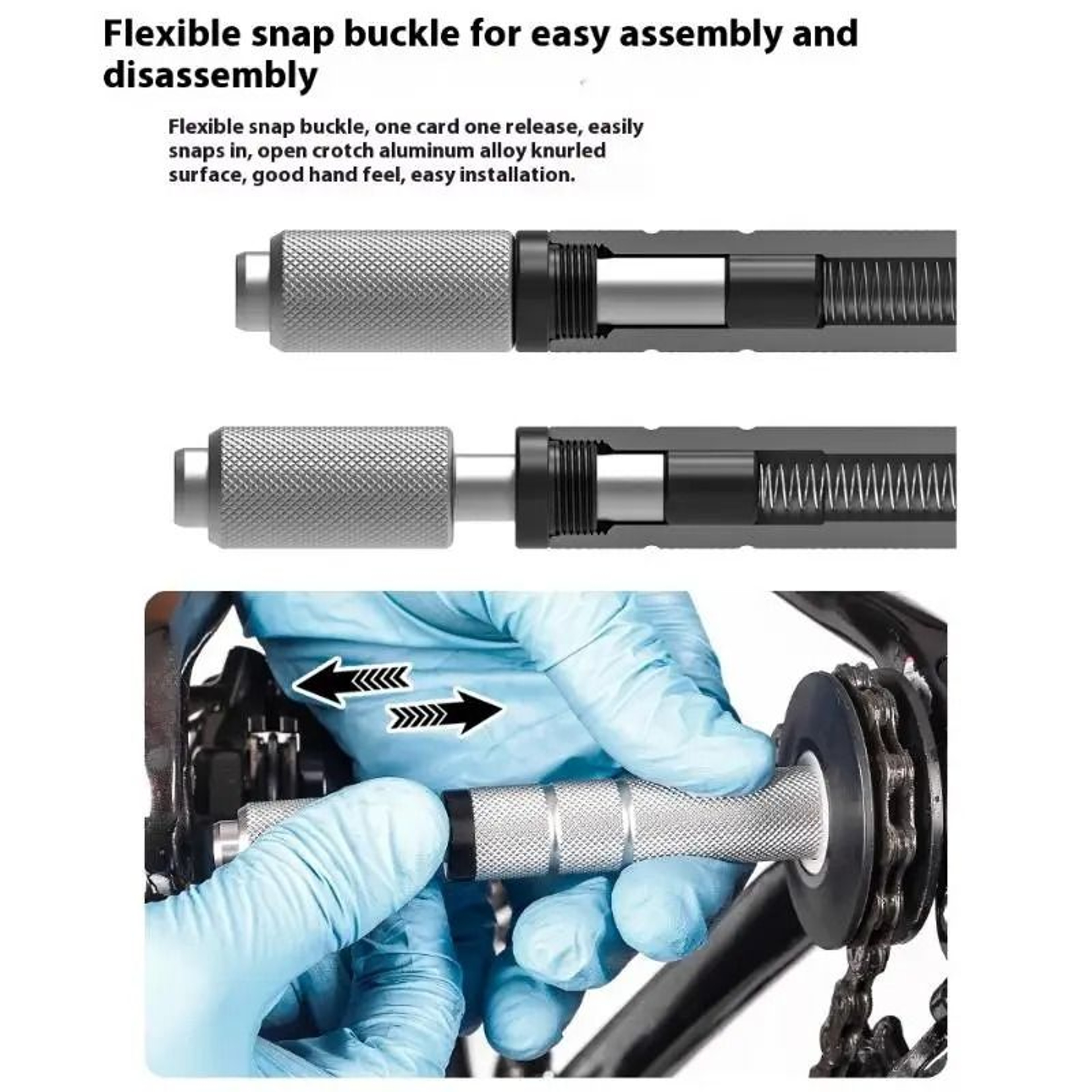 Road Bike Chain Cleaning Tool Holder For Hollow Axle Frames 0